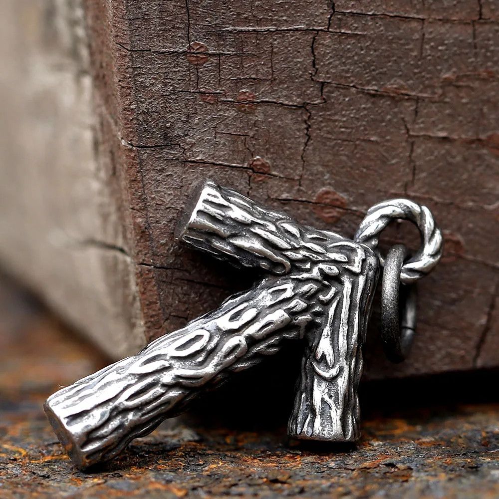 Jewelry Rune Pattern Pendant Necklace Size ONE SIZE - 2 Thumbnail