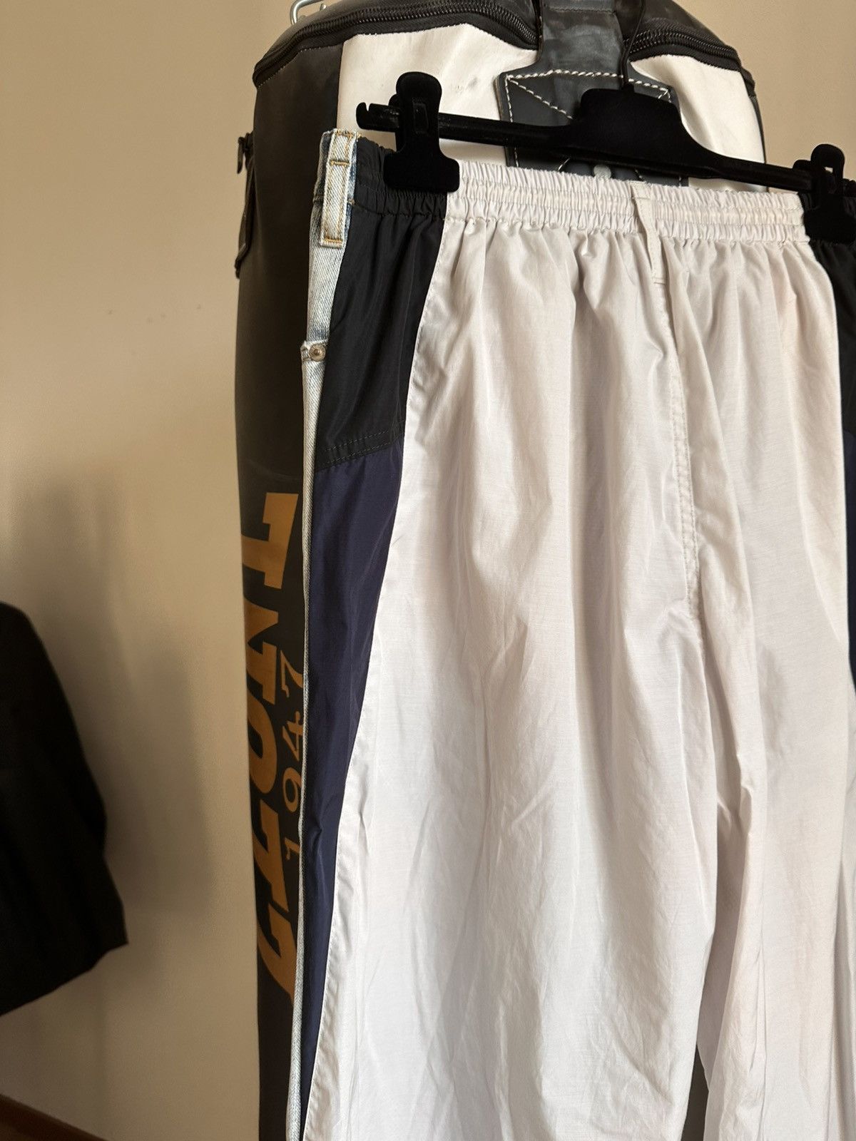 Balenciaga FW24 Denim Tracksuit hybrid pants Size US 31 - 6 Thumbnail
