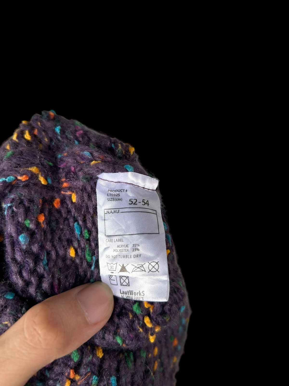 Japanese Brand × Kapital × Vintage Crochet knitted Japanese Style Beanie Hats ☠️☠️ Size ONE SIZE - 5 Thumbnail