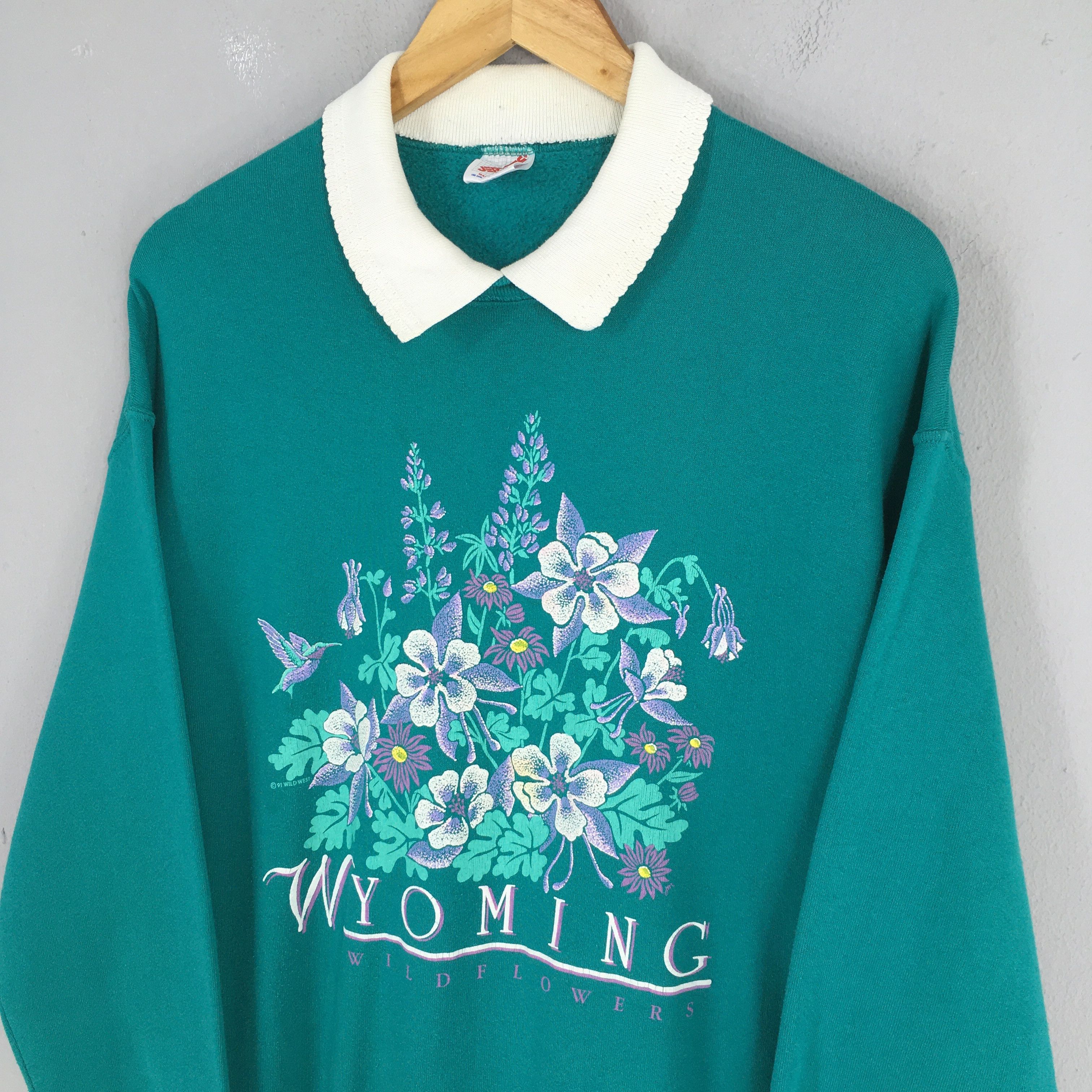 Habitat Vintage Wyoming Wildflowers Floral Aesthetic Sweatshirt XL Size US XL / EU 56 / 4 - 3 Thumbnail