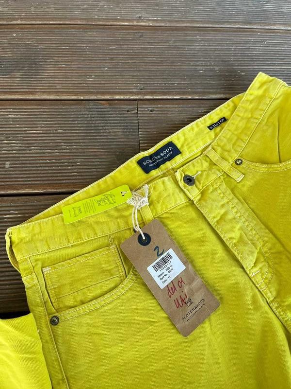 Scotch & Soda NEW Acid lemon jeans scotch&soda slim fit Size US 33 - 4 Thumbnail