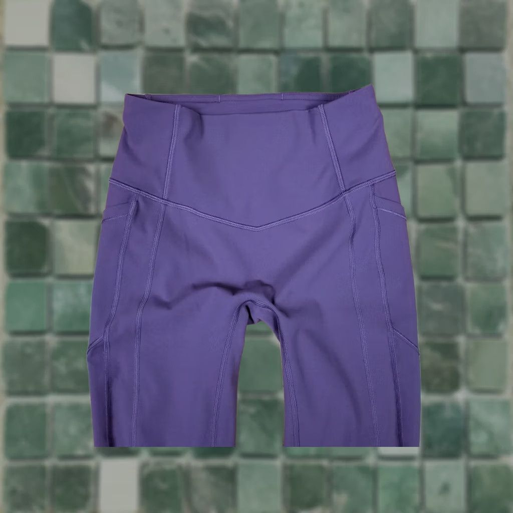 Lululemon LULULEMON ALIGN LEGGINS SZ 4 MINTY Leggings Womens 4 Purple Denim Athletic Hip Hop 32in 24in 22in NOA Size 27" / US 4 / IT 40 - 1 Thumbnail