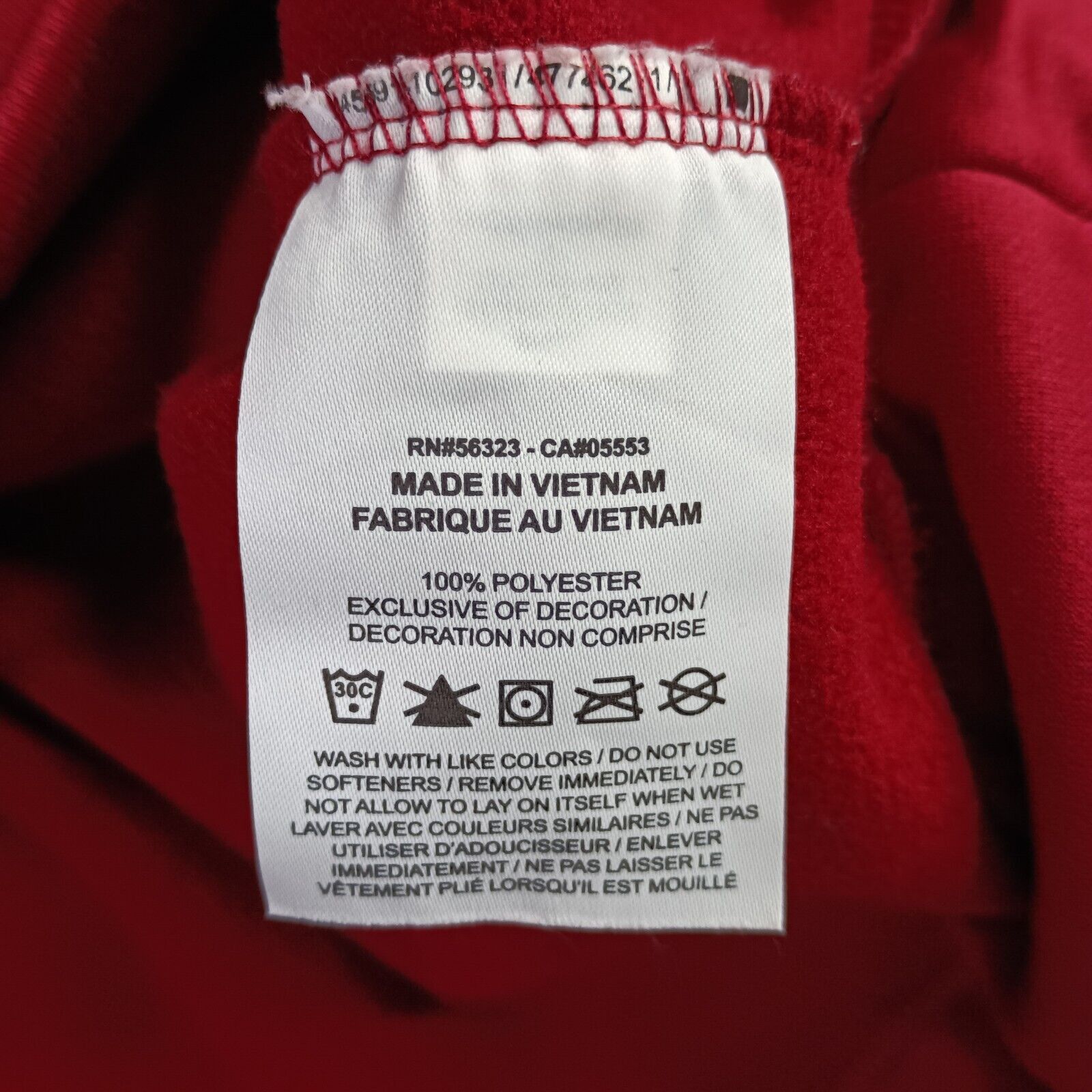 Nike Nike Therma Fit Hoodie Men's XL Red Pullover 100% Polyester Size US XL / EU 56 / 4 - 8 Thumbnail
