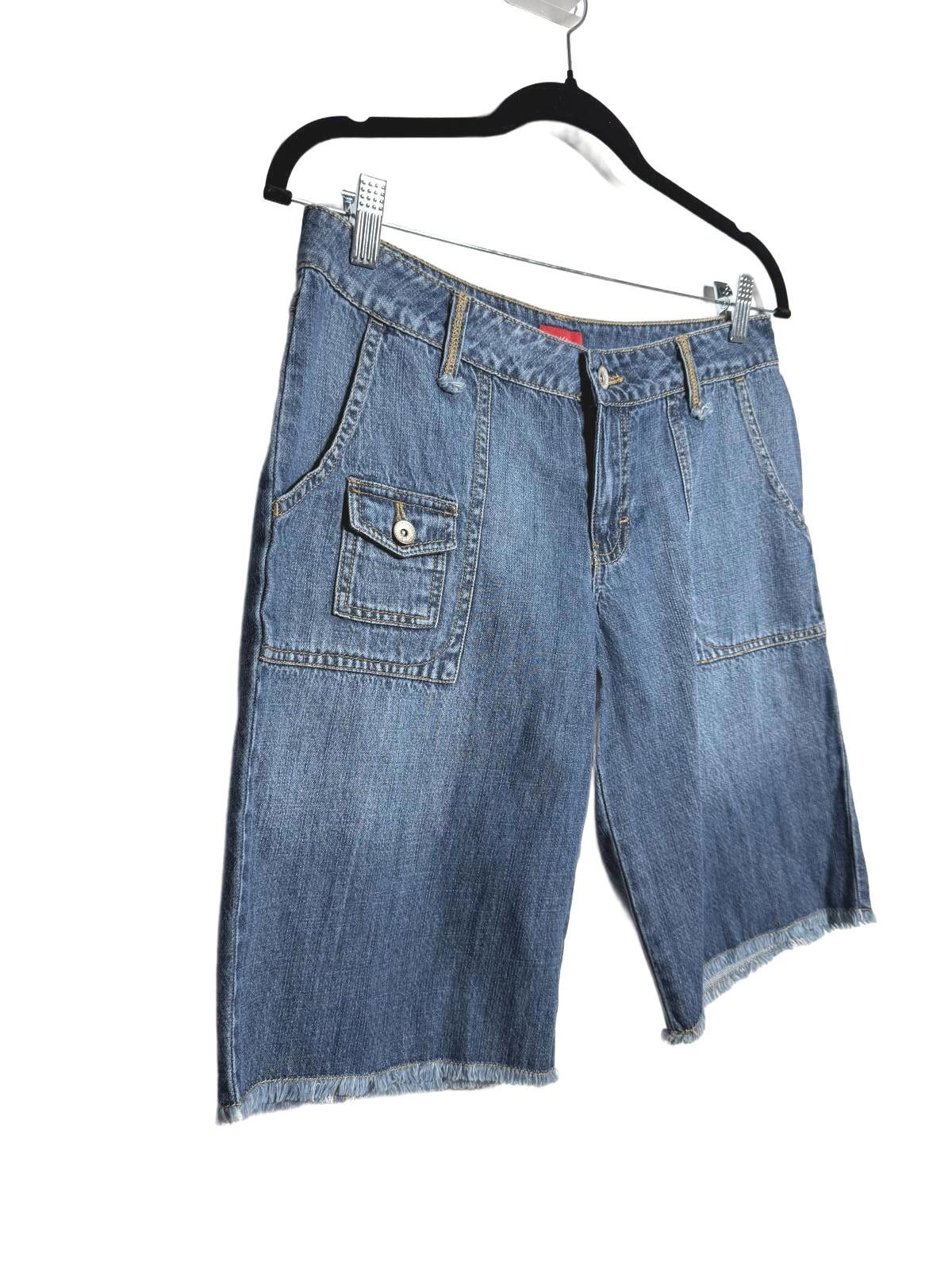 Designer Y2K Mossimo Denim Bermuda Shorts Size 32" / US 10 / IT 46 - 1 Thumbnail