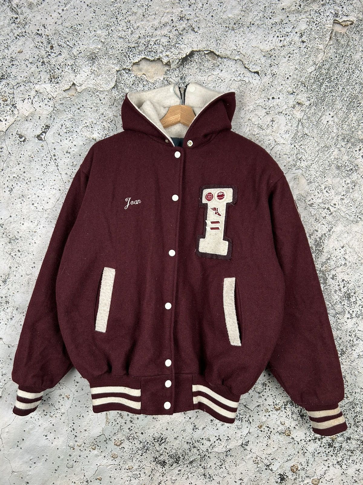 Vintage Vintage Fordham University Wool Varsity Jacket MLB 90s Rare Size US L / EU 52-54 / 3 - 1 Thumbnail