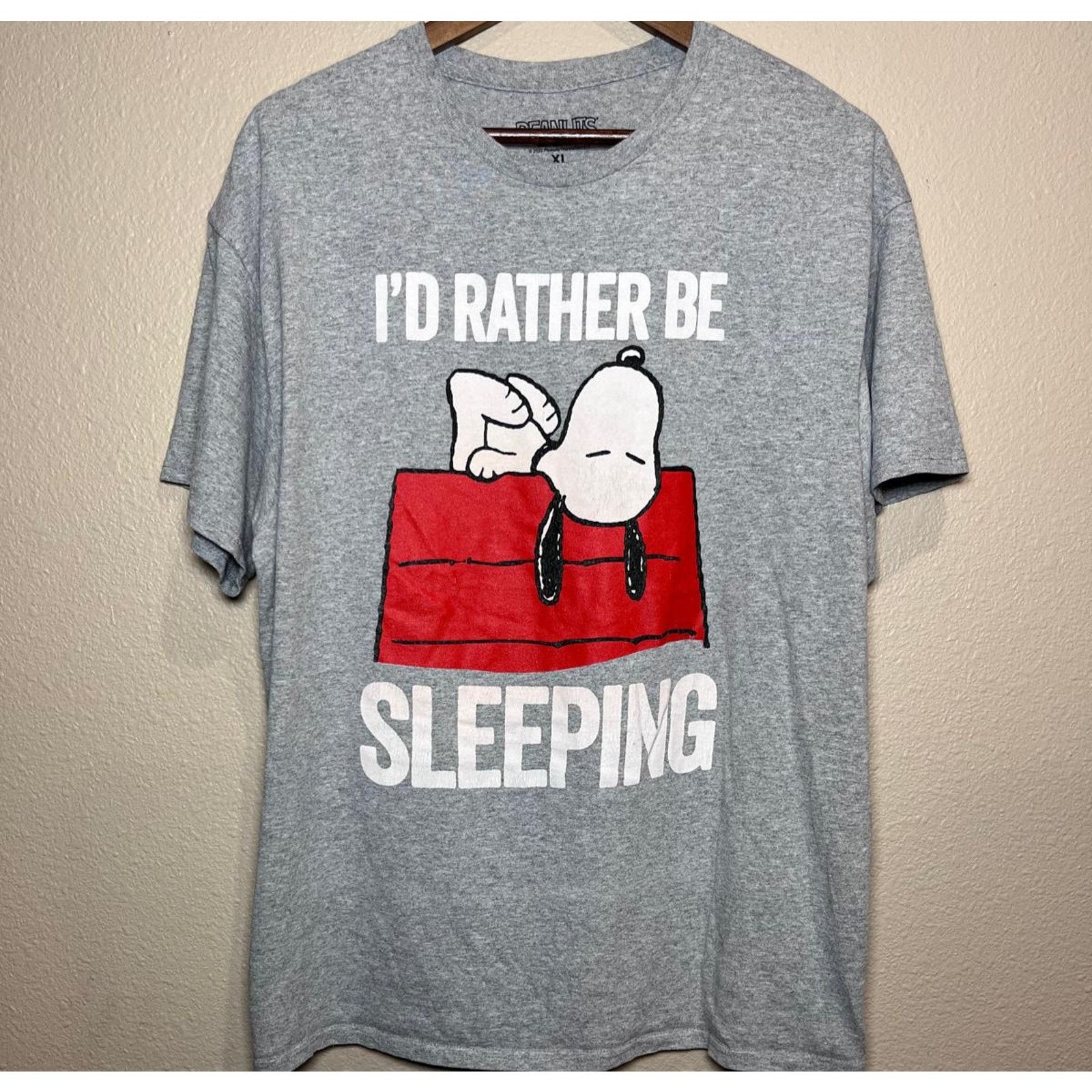 Peanuts 🐶 Peanuts Snoopy Tee – Grey Size XL Size US XL / EU 56 / 4 - 1 Thumbnail