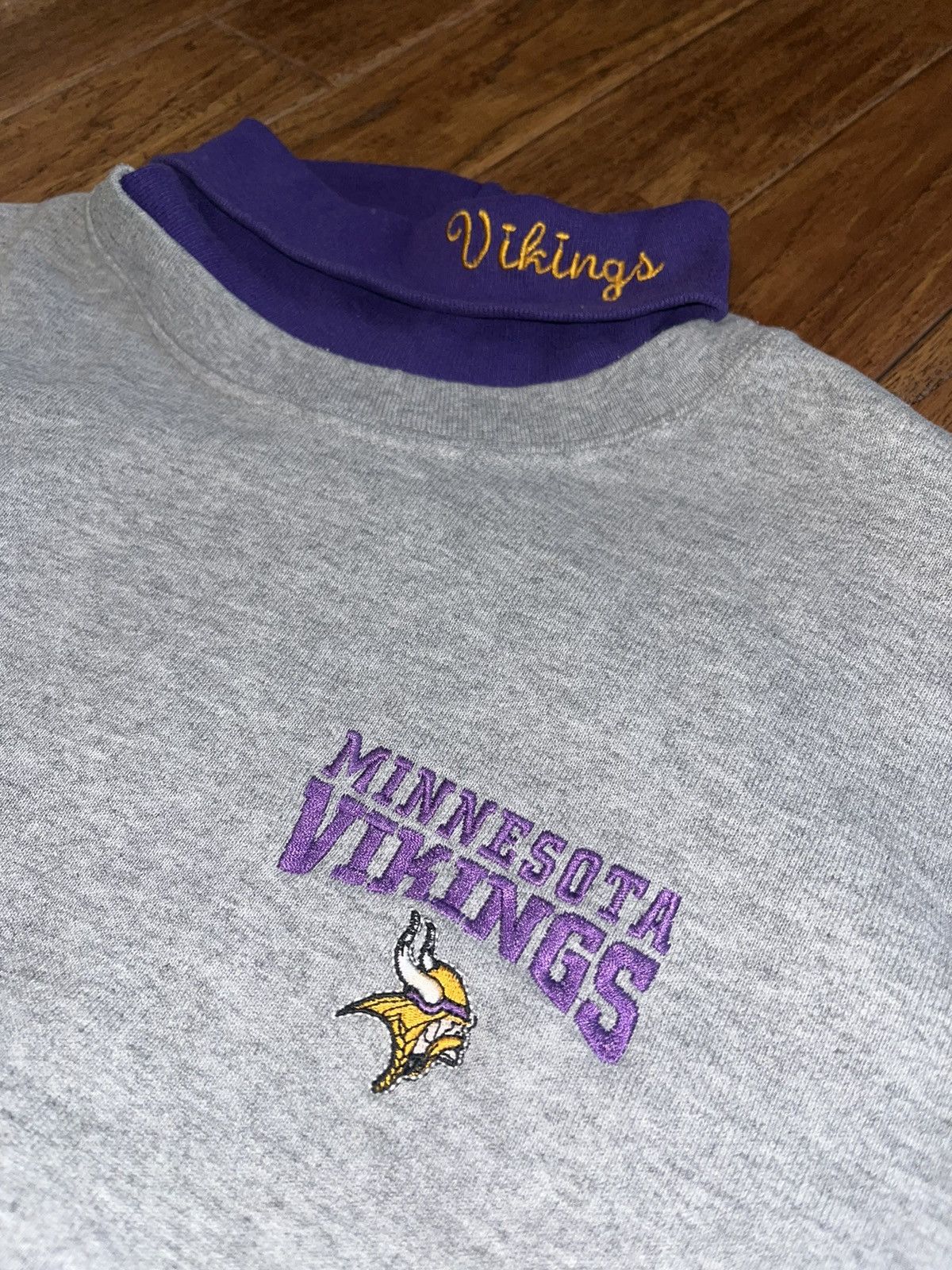 Majestic Minnesota Vikings Crewneck with turtleneck Size US L / EU 52-54 / 3 - 2 Thumbnail