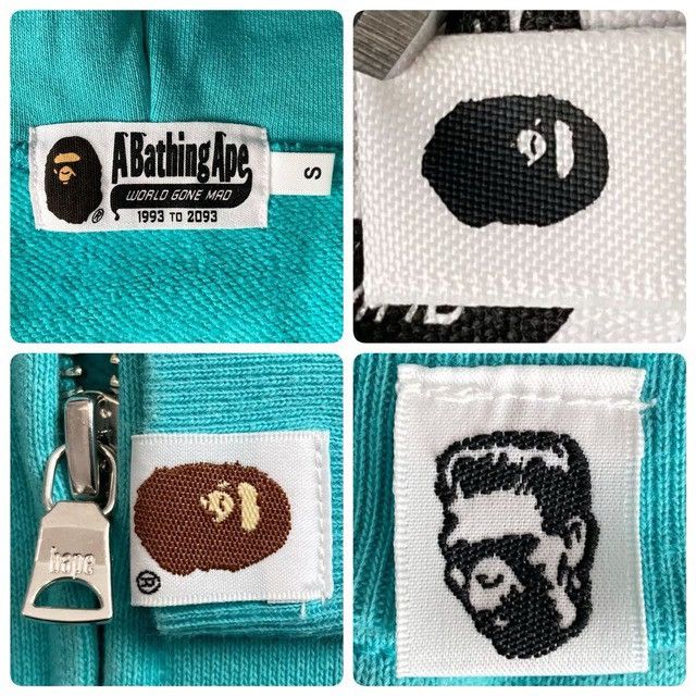 Bape BAPE Hand Drawn Face Shark Full Zip Hoodie a bathing ape Size US S / EU 44-46 / 1 - 8 Thumbnail