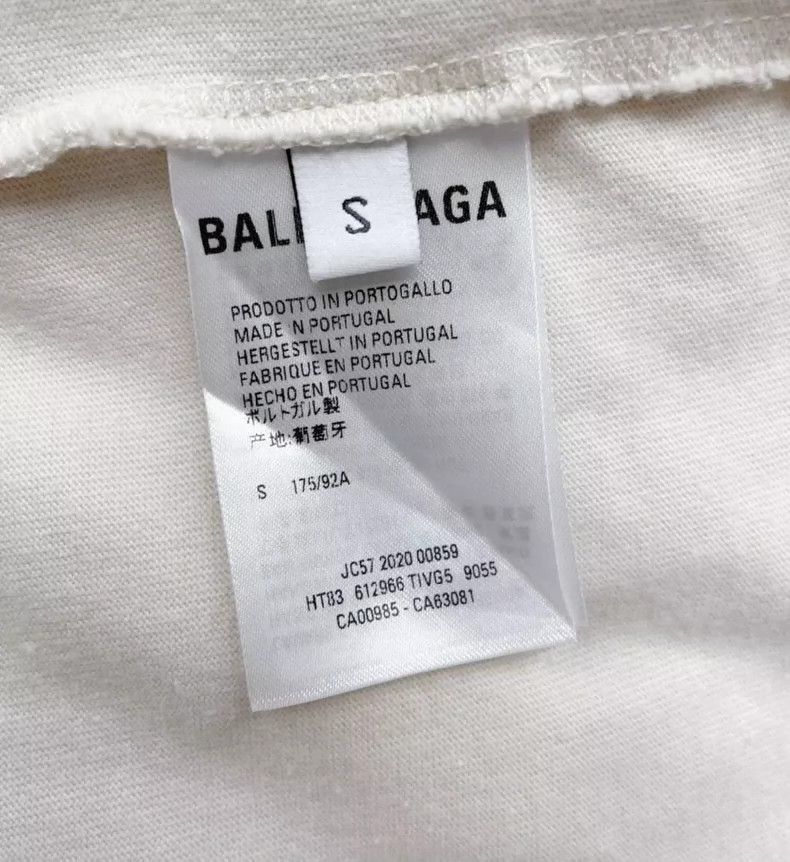 Balenciaga Balenciaga Logo Printed Round Neck Short Sleeve Size US S / EU 44-46 / 1 - 6 Thumbnail
