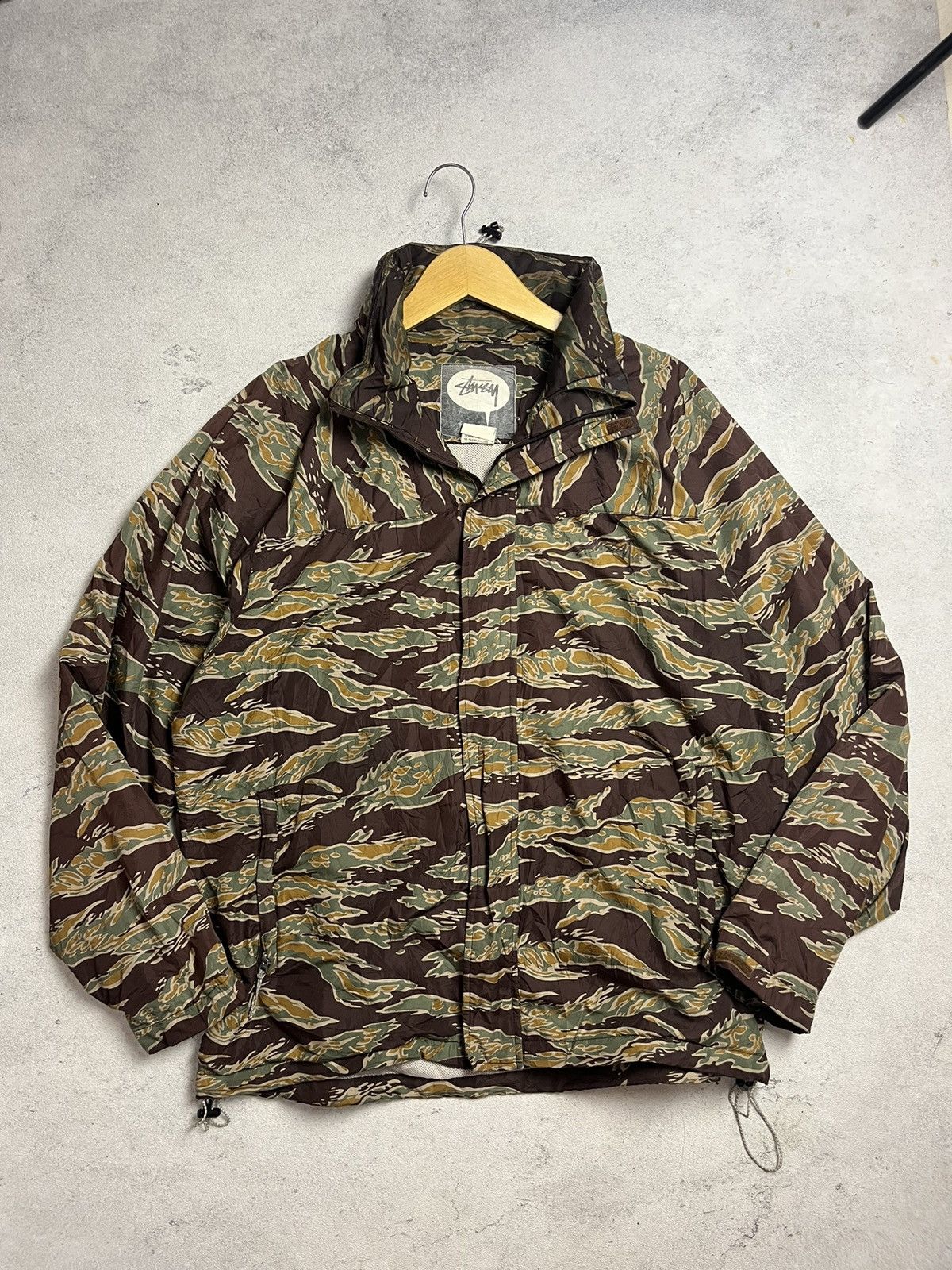 image of Stussy Tiger Stripe Camo Jacket, Men's (Size XL)