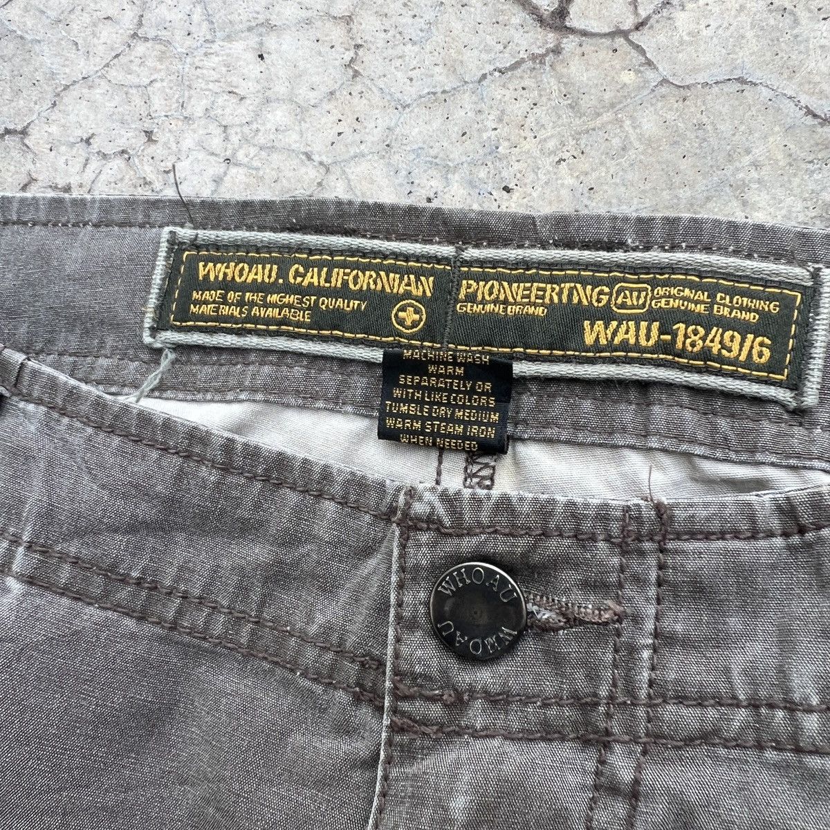 Japanese Brand Army Pants Design Cabane De Zucca Punk Size US 35 - 9 Thumbnail