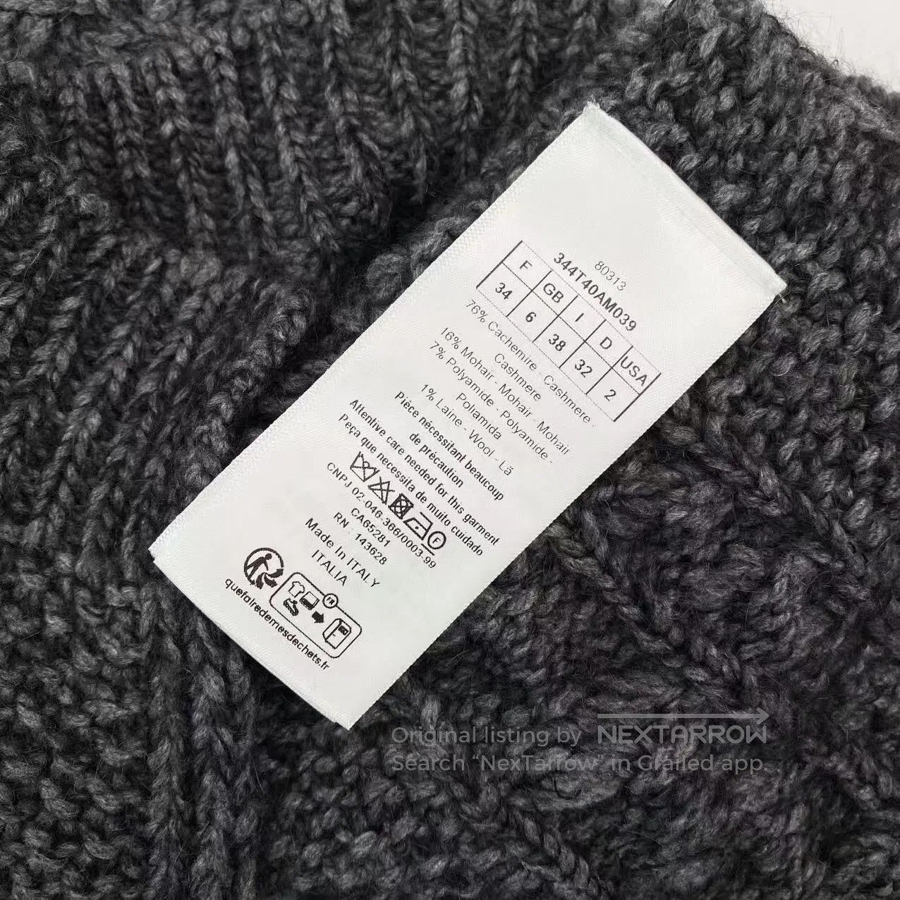 Dior Dior Knitted vest sweater| Size 4XL / US 24-26 - 6 Thumbnail