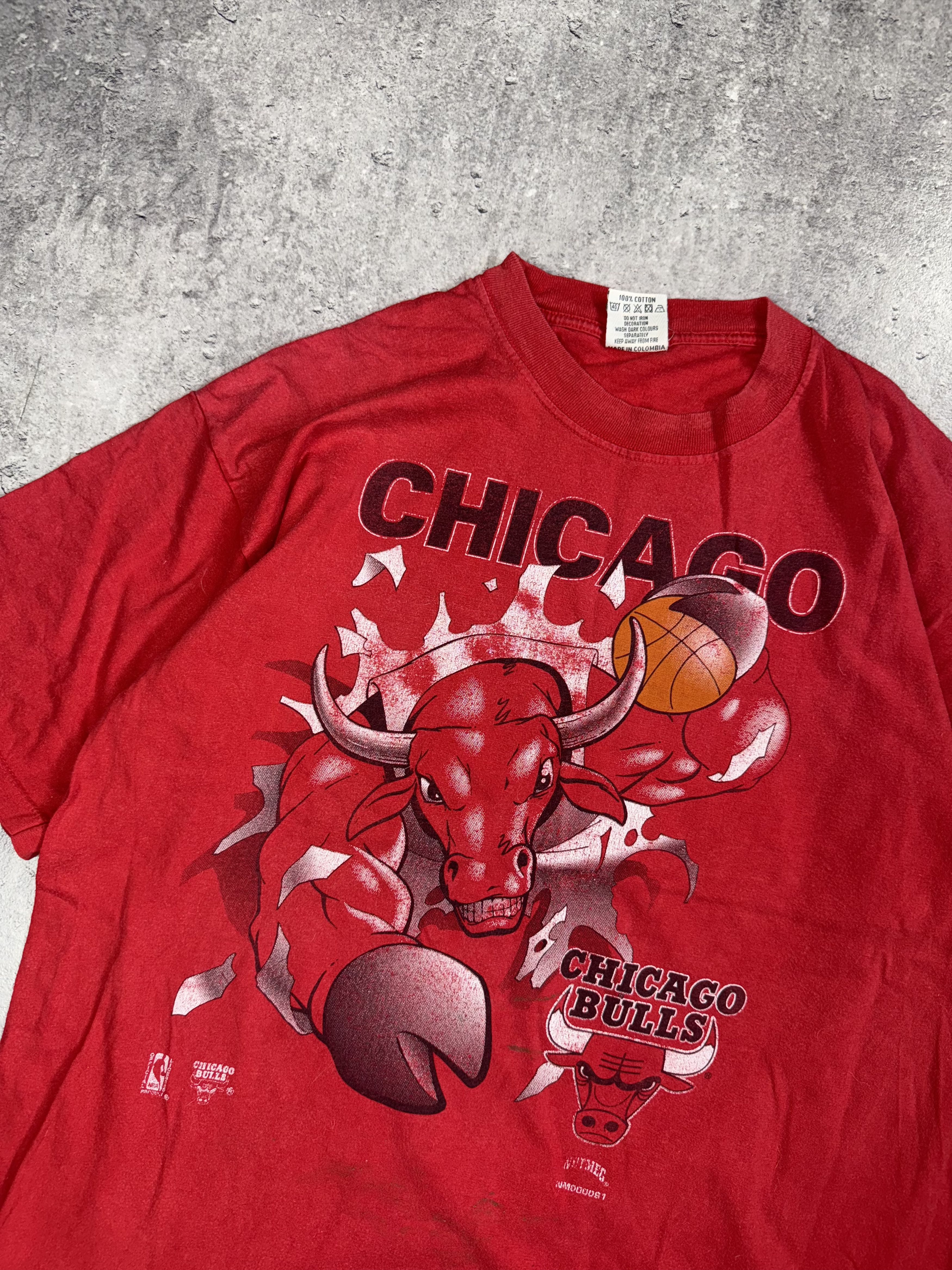 Nutmeg Nutmeg vintage chicago bulls 90s boxy tee Size US XL / EU 56 / 4 - 2 Thumbnail