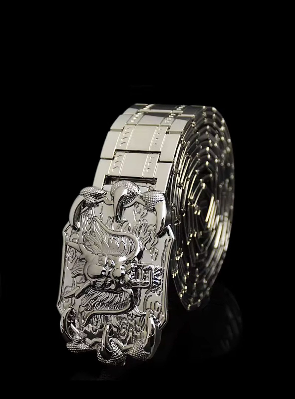 Other Stainless steel belt Japanese design dragon armoured belt Size ONE SIZE - 1 Thumbnail
