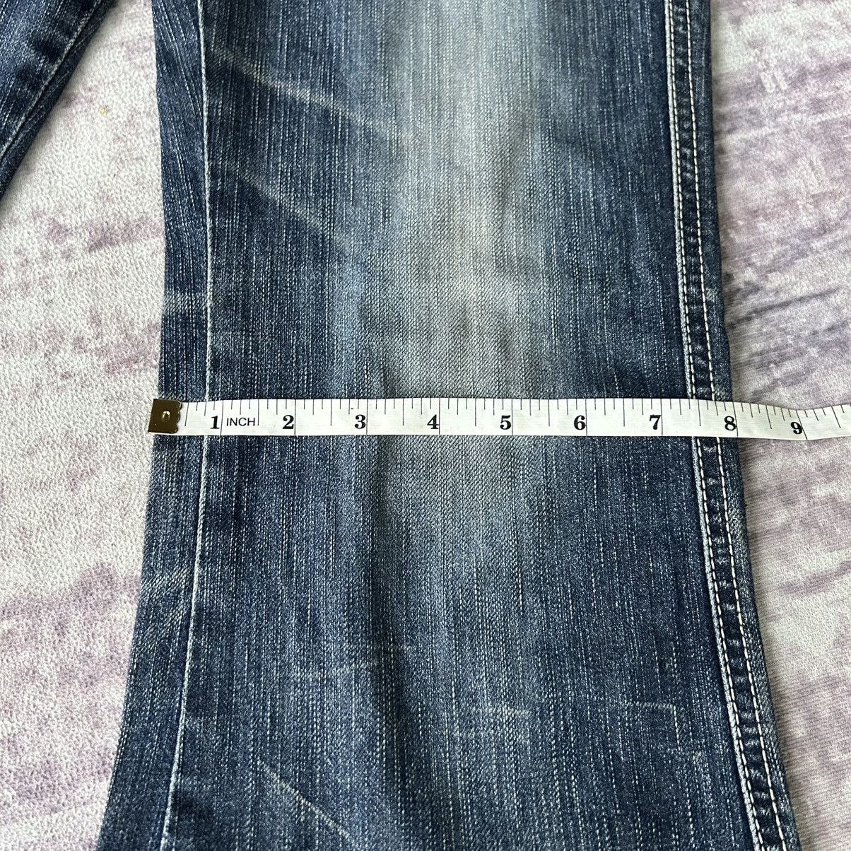 If Six Was Nine 503 Super Flared Mudwash Jeans Size 31" - 13 Thumbnail