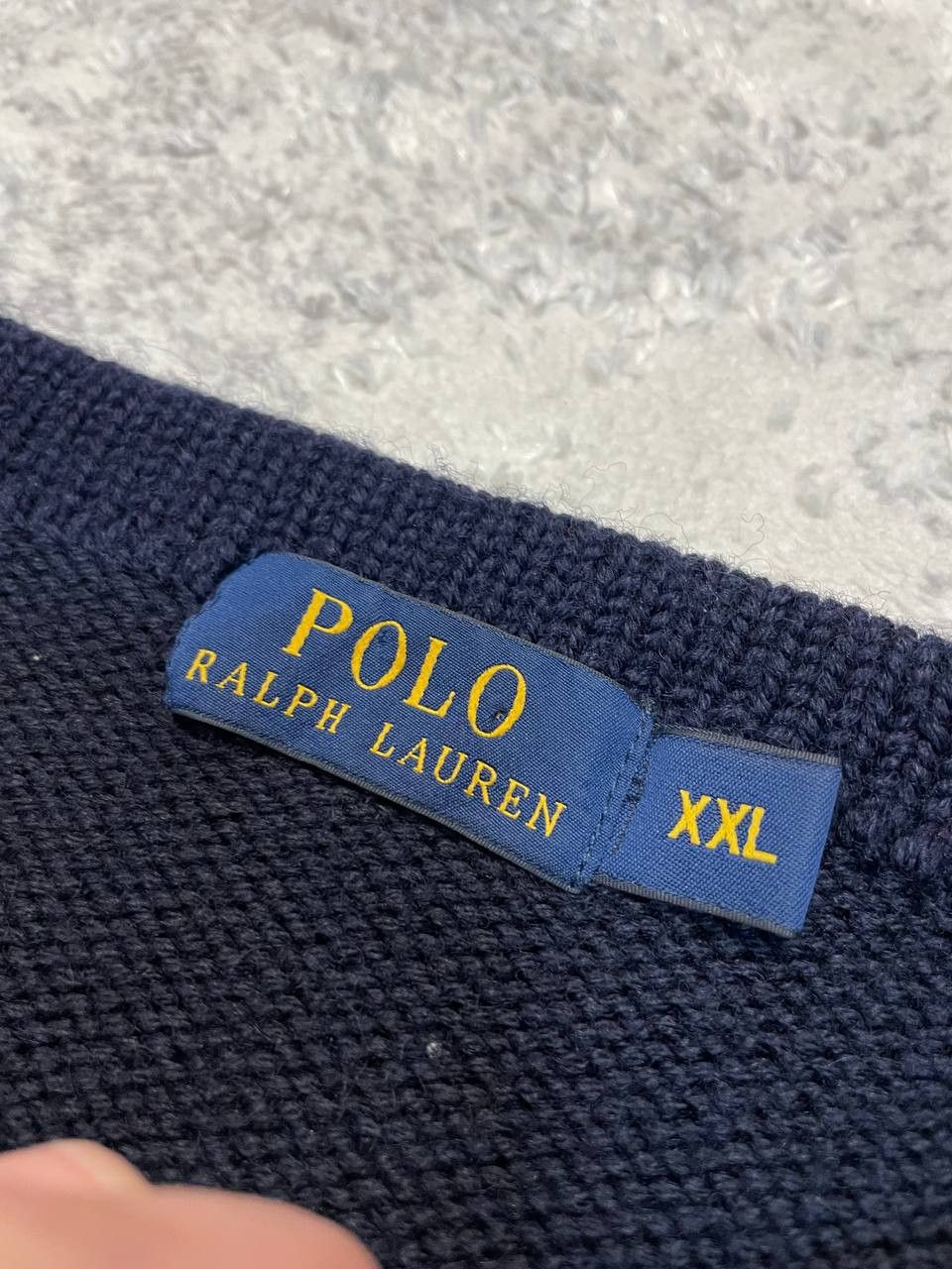Ralph Lauren Wool Knit Sweater Mens Polo Ralph Lauren Scribble RLPC Logo Size US XXL / EU 58 / 5 - 10 Thumbnail