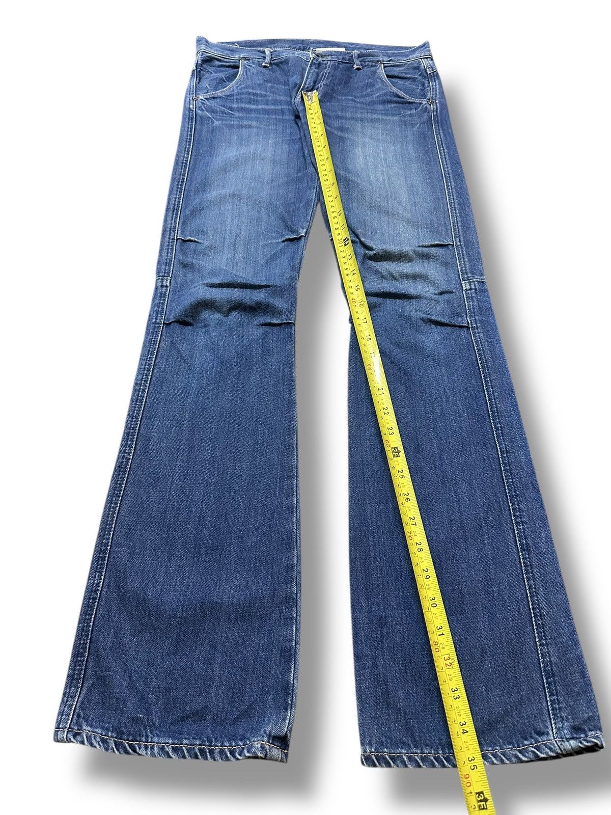 Japanese Brand Vintage Flare Jeans Style With Faded Wash Size US 32 / EU 48 - 12 Thumbnail