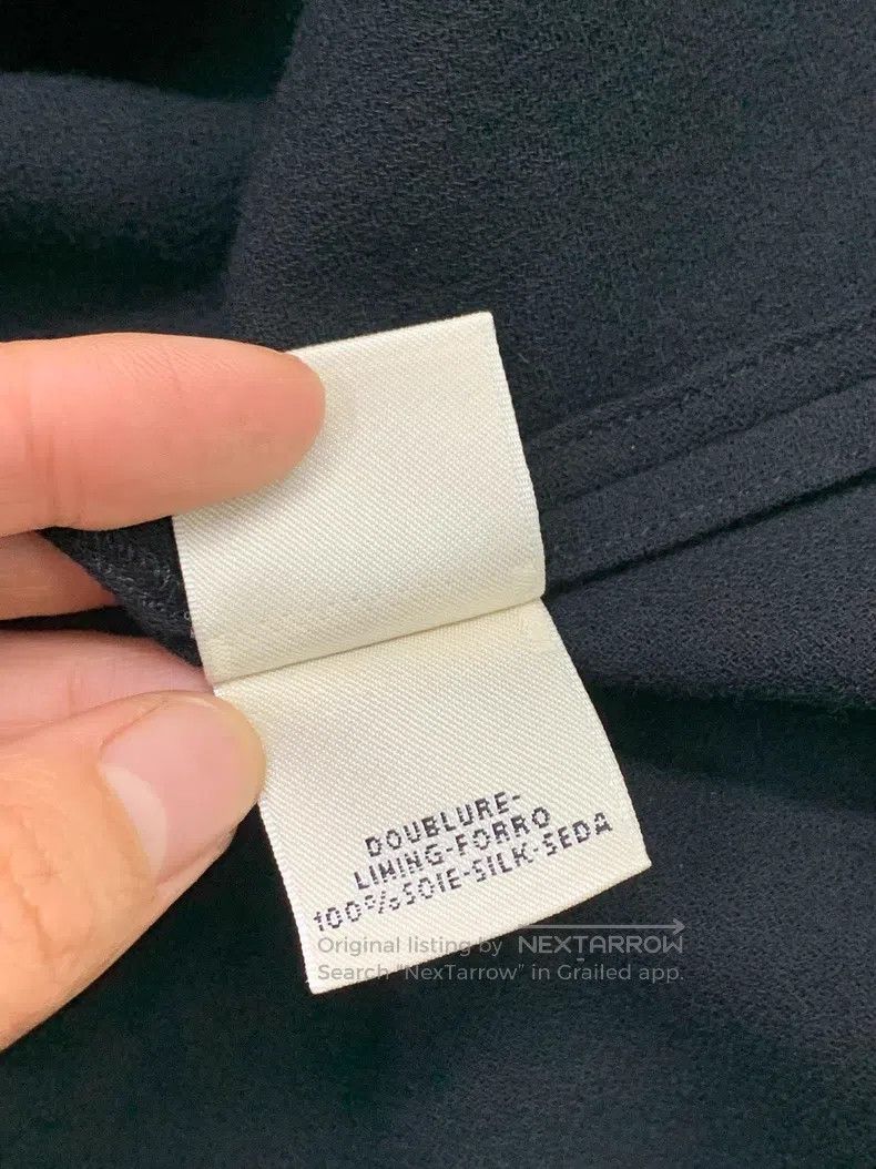 Hermes Hermes Black Long Sleeve Dress Size XS / US 0-2 / IT 36-38 - 6 Thumbnail