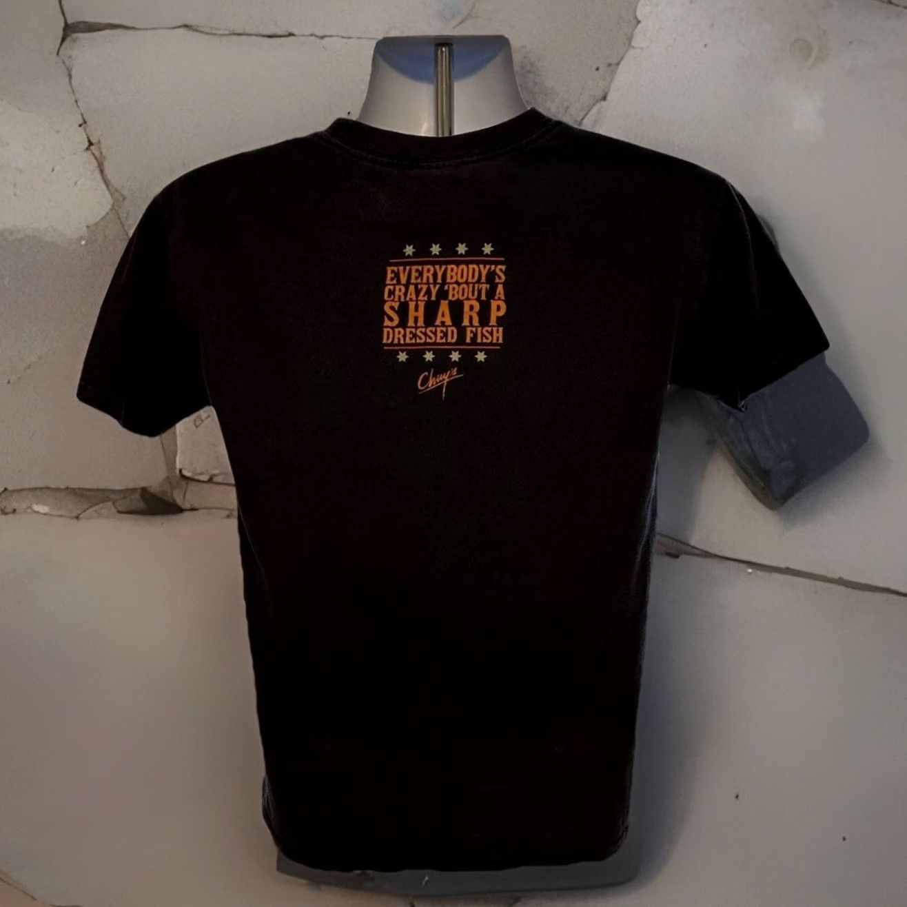 Vintage Chuy’s Tex-Mex Dynasty T-Shirt - 2013 Adult Small Black Double Sided - Viatran Size US S / EU 44-46 / 1 - 7 Thumbnail