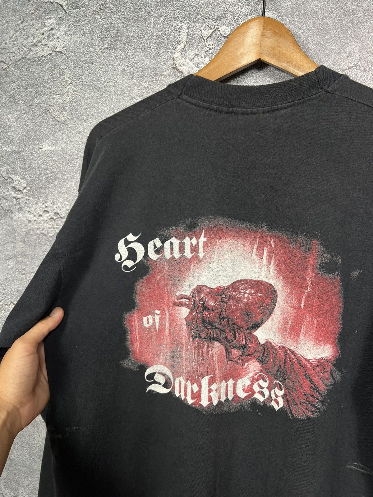 Band Tees Vintage 1995 Grave Digger Long Sleeve Heart of Darkness Size US L / EU 52-54 / 3 - 17 Thumbnail