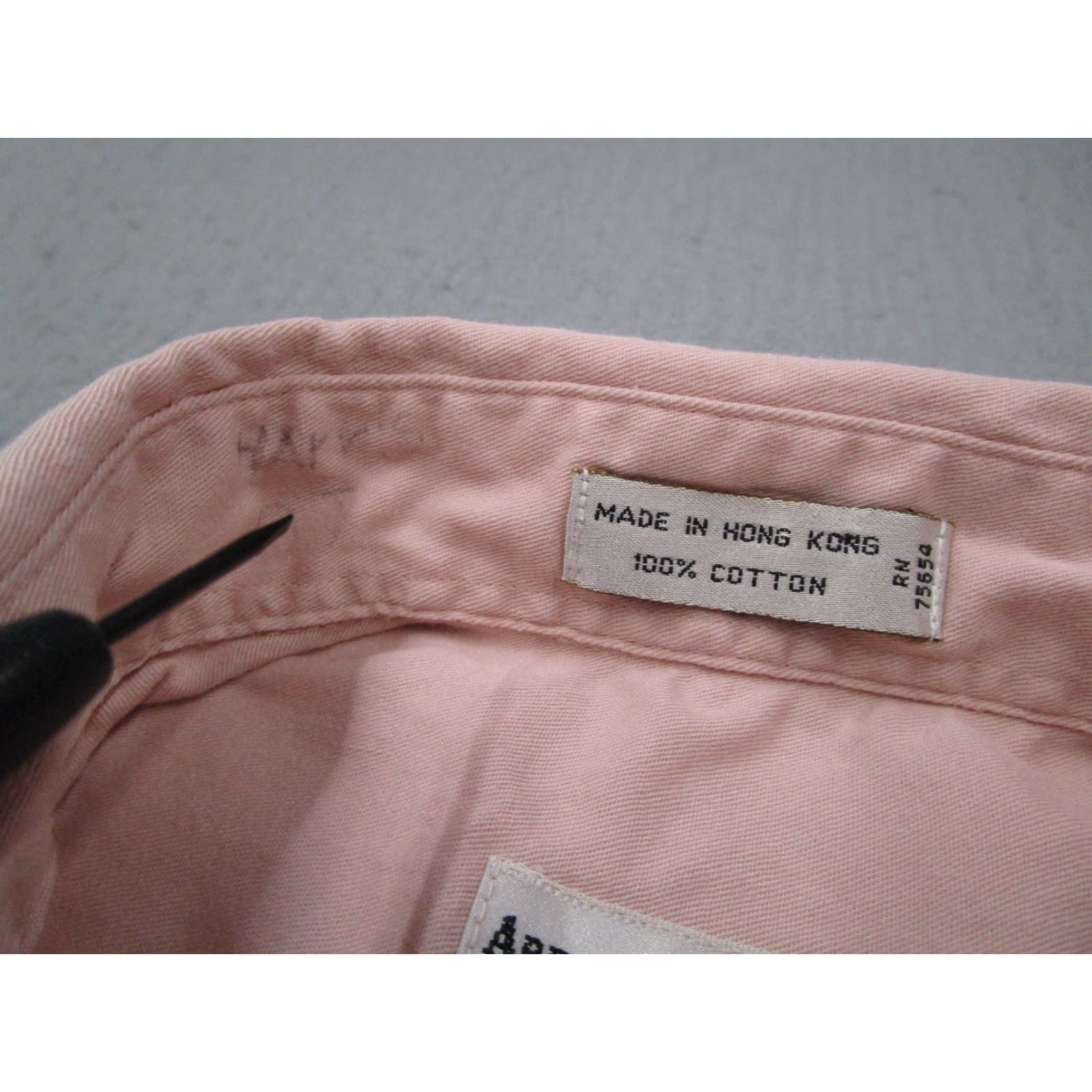 Abercrombie & Fitch VINTAGE Abercrombie & Fitch Shirt Mens Small Pink Twill Button Up Long Sleeve Y2K Size US S / EU 44-46 / 1 - 4 Thumbnail