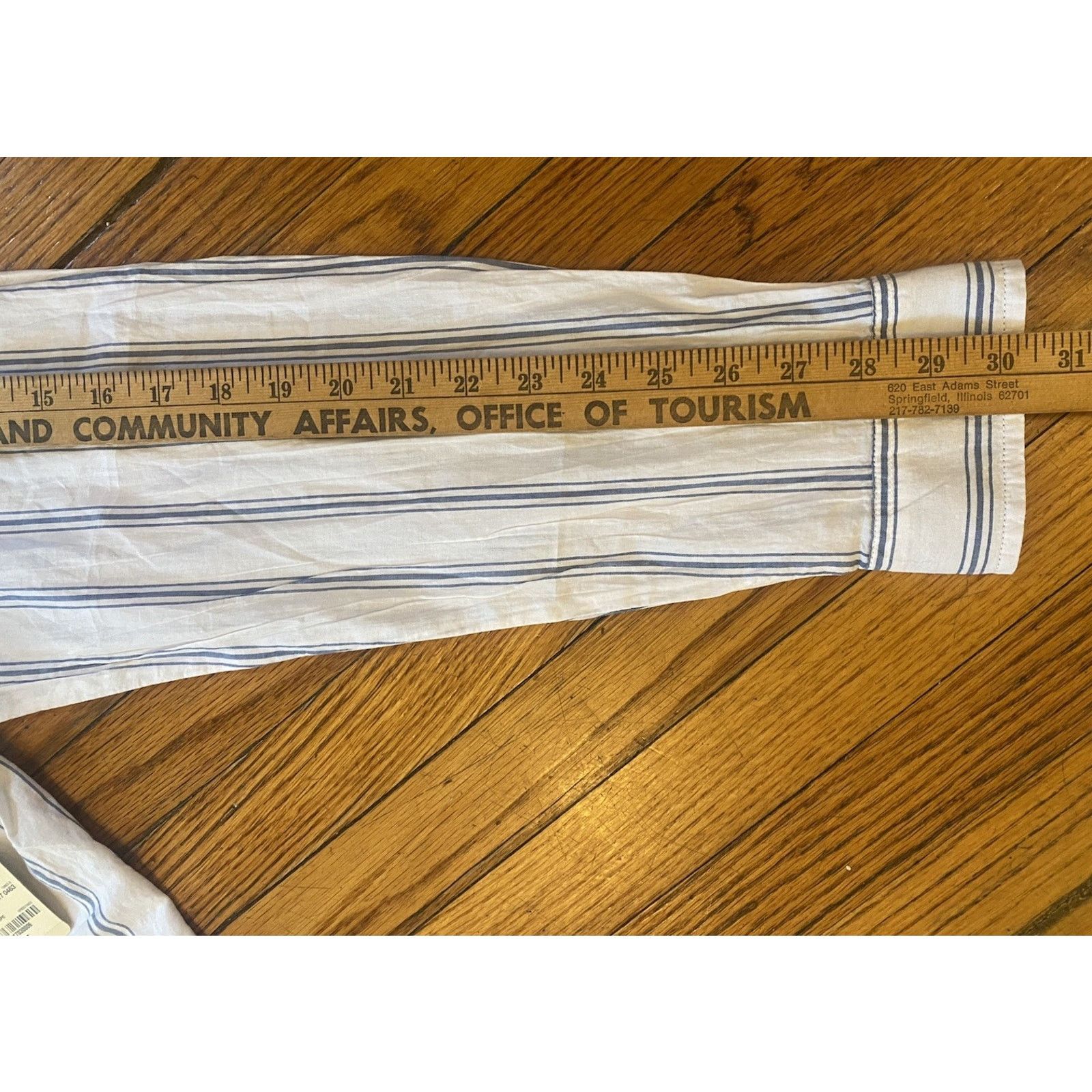 St. Johns Bay NWT St Johns Bay Button Up Stripe Shirt Womens XXLT Blue Size XXL / US 16-18 / IT 52-54 - 8 Thumbnail