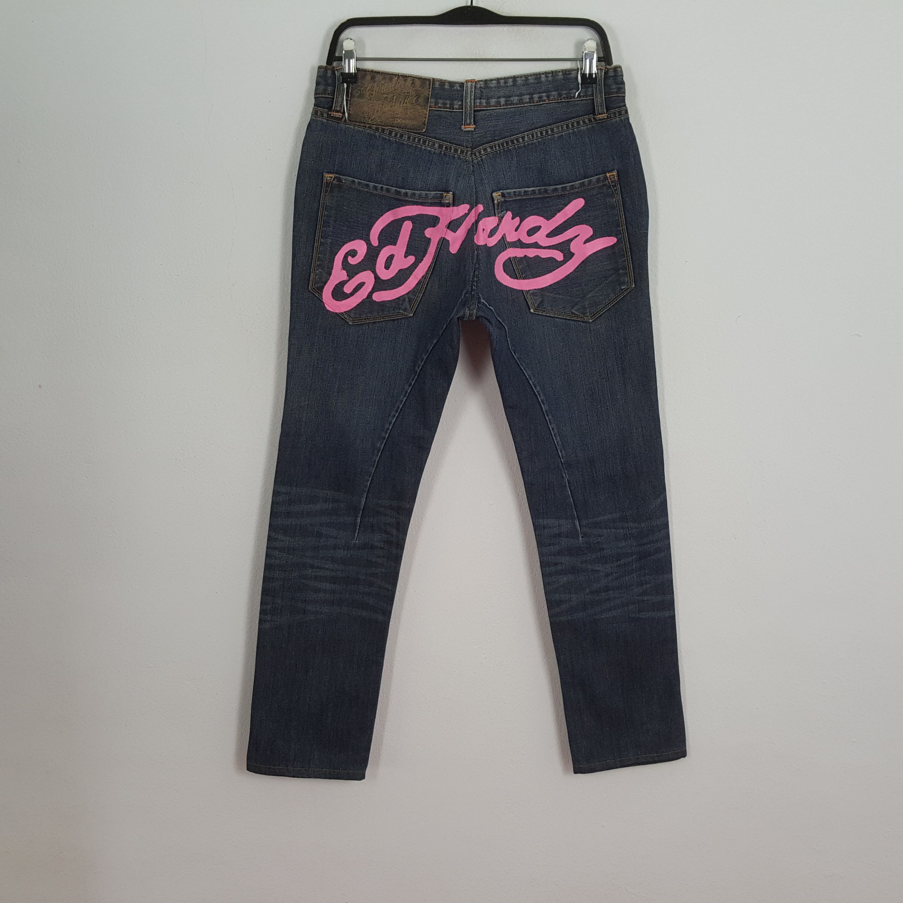 Christian Audigier × Designer × Vintage CHRISTIAN AUDIGIER Denim Fashion Designer Custom Art Jeans Size US 30 / EU 46 - 1 Thumbnail