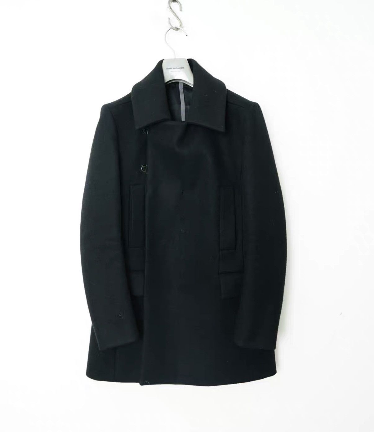 Kazuyuki Kumagai Attachment Kazuyuki Fall/Winter Wool Structured Mid-Length Coat Size US S / EU 44-46 / 1 - 1 Thumbnail
