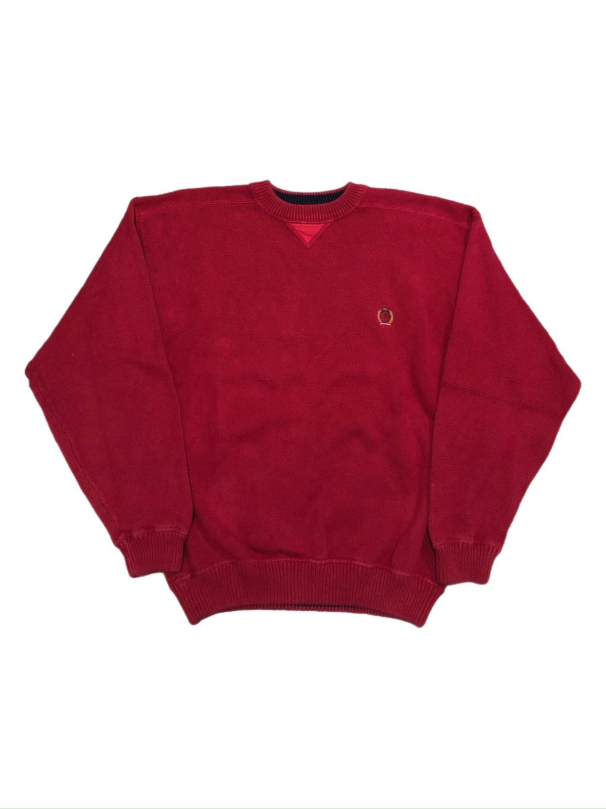 Tommy Hilfiger × Vintage Vtg 90s Tommy Hilfiger Sweater Size US XL / EU 56 / 4 - 1 Thumbnail