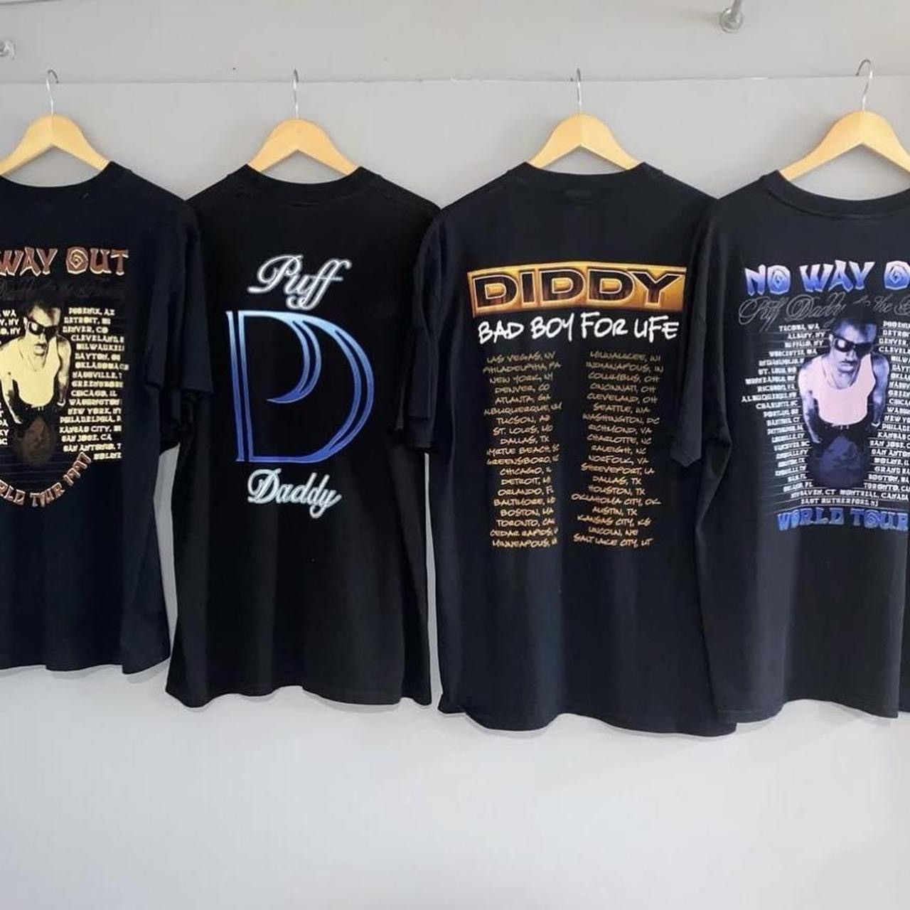 Vintage Diddy & Bad Boy puffy tour tee collection Size US L / EU 52-54 / 3 - 2 Thumbnail