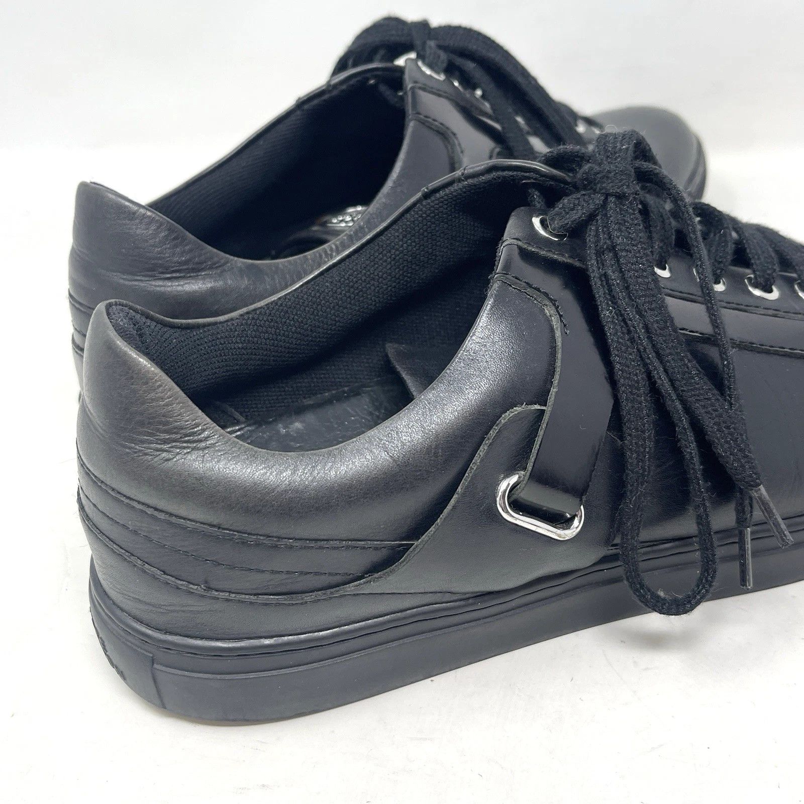 Versace Versace Collection Lace-Up Leather Men’s Sneakers Size US 10 / EU 43 - 6 Thumbnail