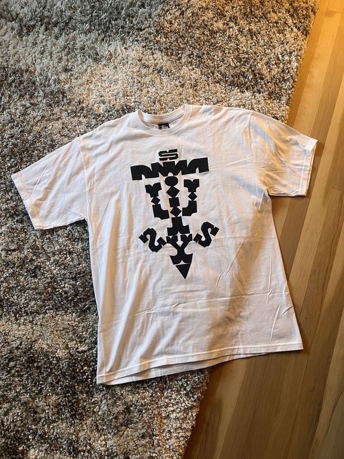 Stussy Stussy Letman Spear T-Shirt White New Size XL Size US XL / EU 56 / 4 - 1 Thumbnail