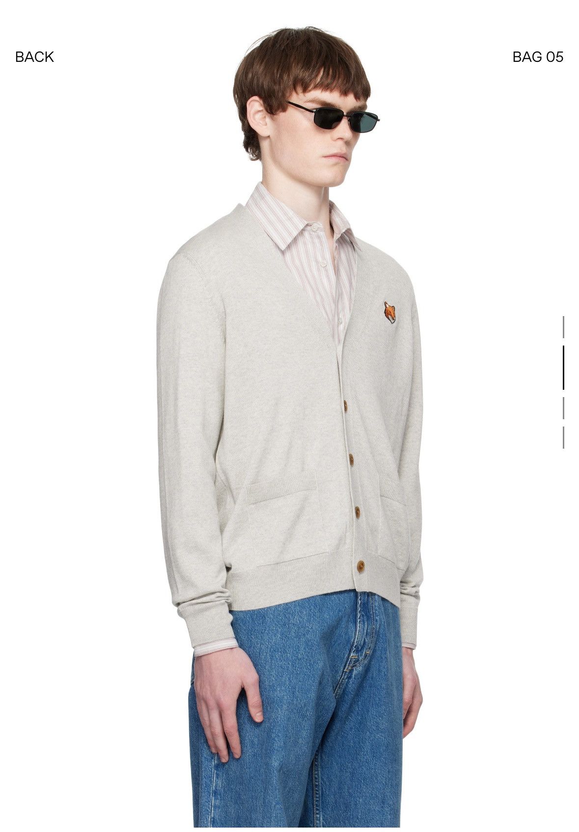 Maison Kitsune Maison Kitsune Cardgian Size US M / EU 48-50 / 2 - 6 Thumbnail