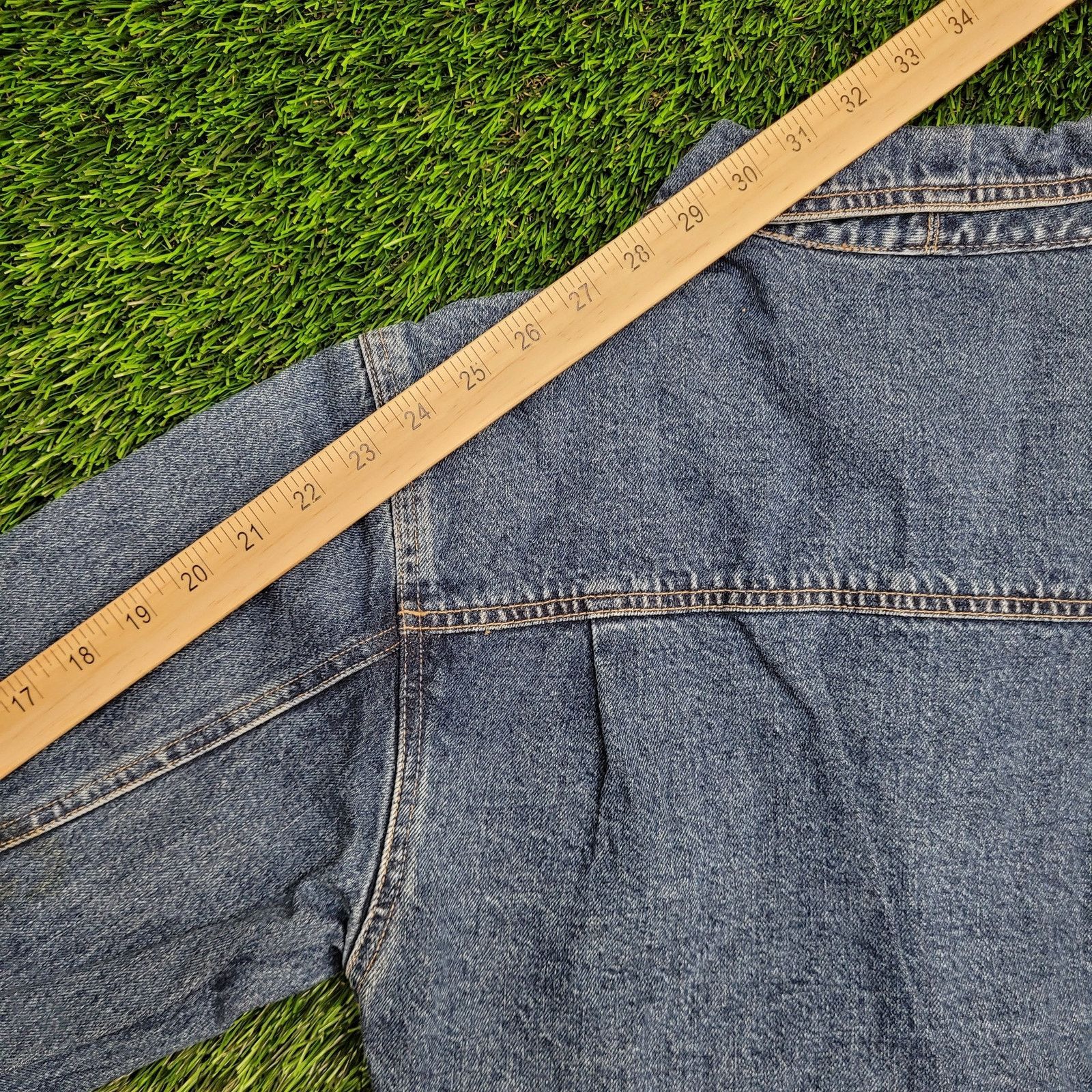 Gap VTG GAP Cropped Denim Jacket Womens 2XS/XS Belted Waist Size XS / US 0-2 / IT 36-38 - 8 Thumbnail
