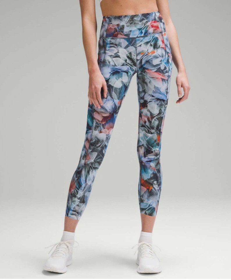 Lululemon Lululemon Fast and Free HR 25" Luminescent Floral Size 6 Size 28" / US 6 / IT 42 - 1 Thumbnail