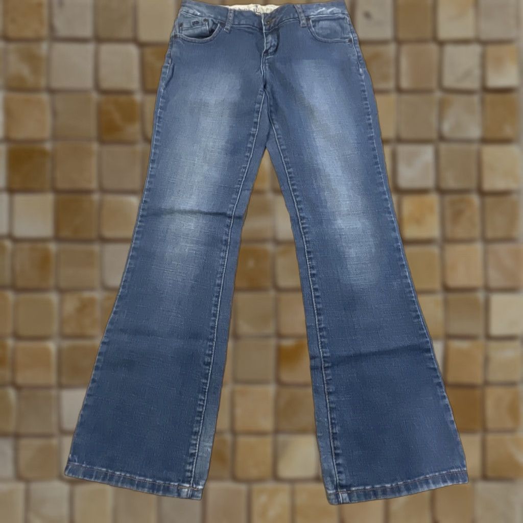Vintage ZD Zana Di Womens Jeans Size 9 Boot Cut Low Rise Denim Blue Juniors Size 30" / US 8 / IT 44 - 1 Thumbnail