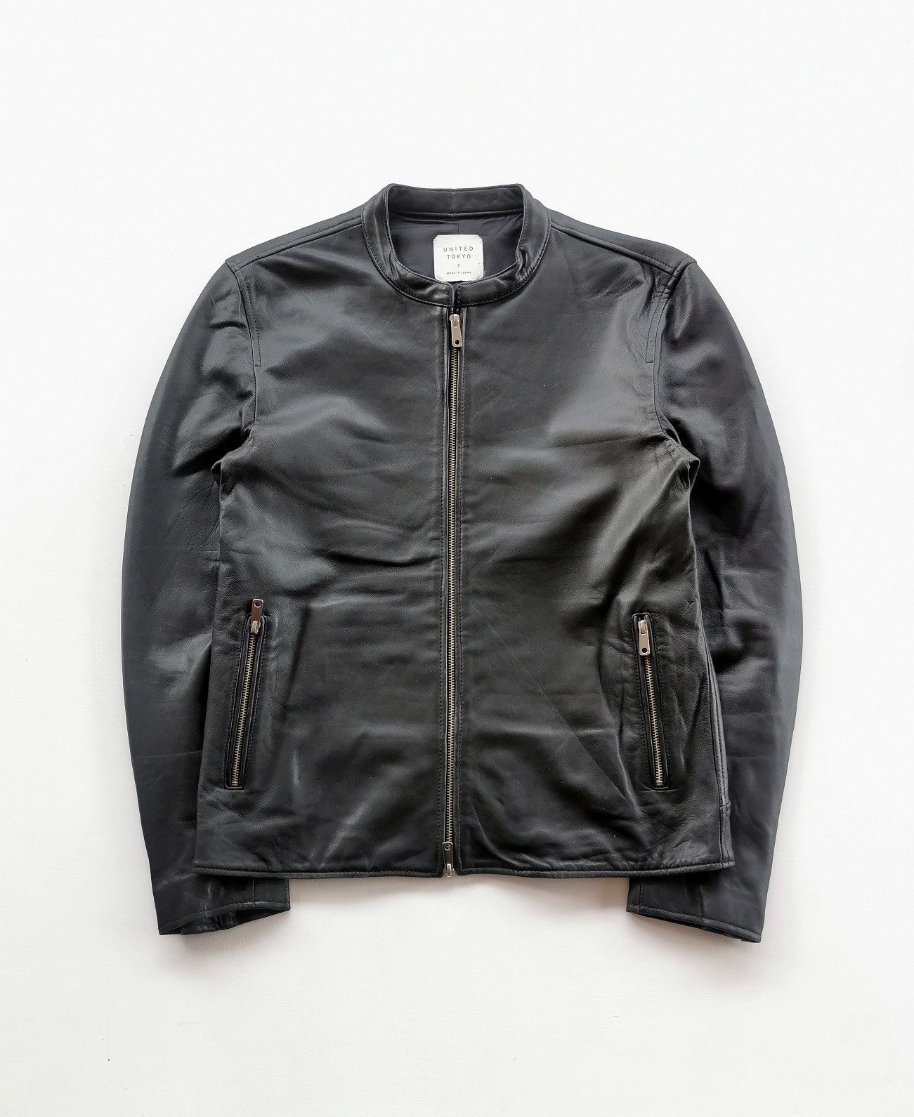 Japanese Brand Lambskin United Tokyo Leather Motorcycle Jackets Size US S / EU 44-46 / 1 - 2 Thumbnail