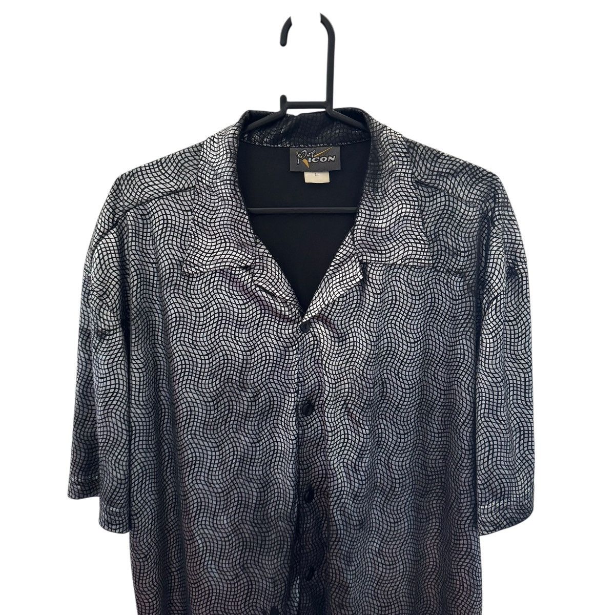 Vintage vintage Pop Icon 80s disco ball button up shirt Size US L / EU 52-54 / 3 - 1 Thumbnail