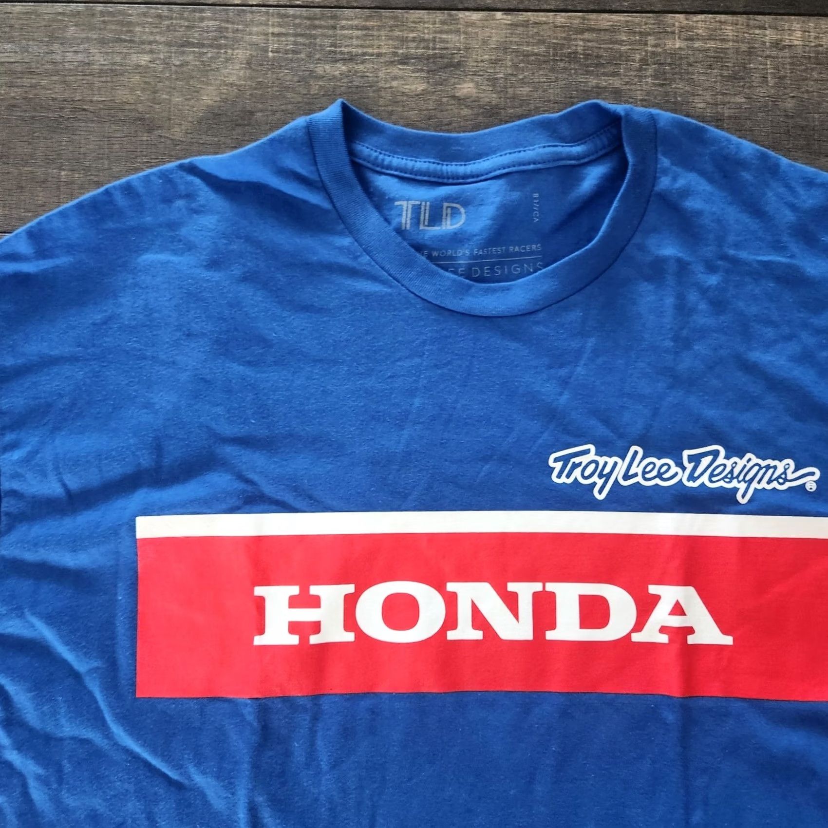 Vintage Troy Lee Designs Honda T Shirt Tee Mens 2XL XXL BLUE NEW W/ TAGS Size US XXL / EU 58 / 5 - 4 Thumbnail