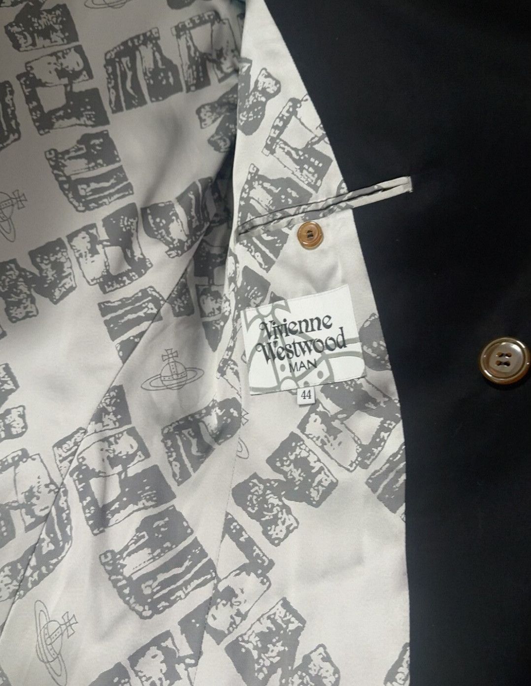 Vivienne Westwood Vivienne Westwood Black asymmetrical wool coat Size M / US 6-8 / IT 42-44 - 6 Thumbnail
