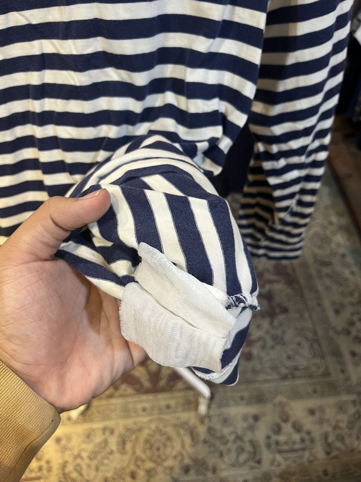 Comme des Garcons Homme Plus Comme des Garçons Play striped long-sleeved t-shirt Size US M / EU 48-50 / 2 - 4 Thumbnail