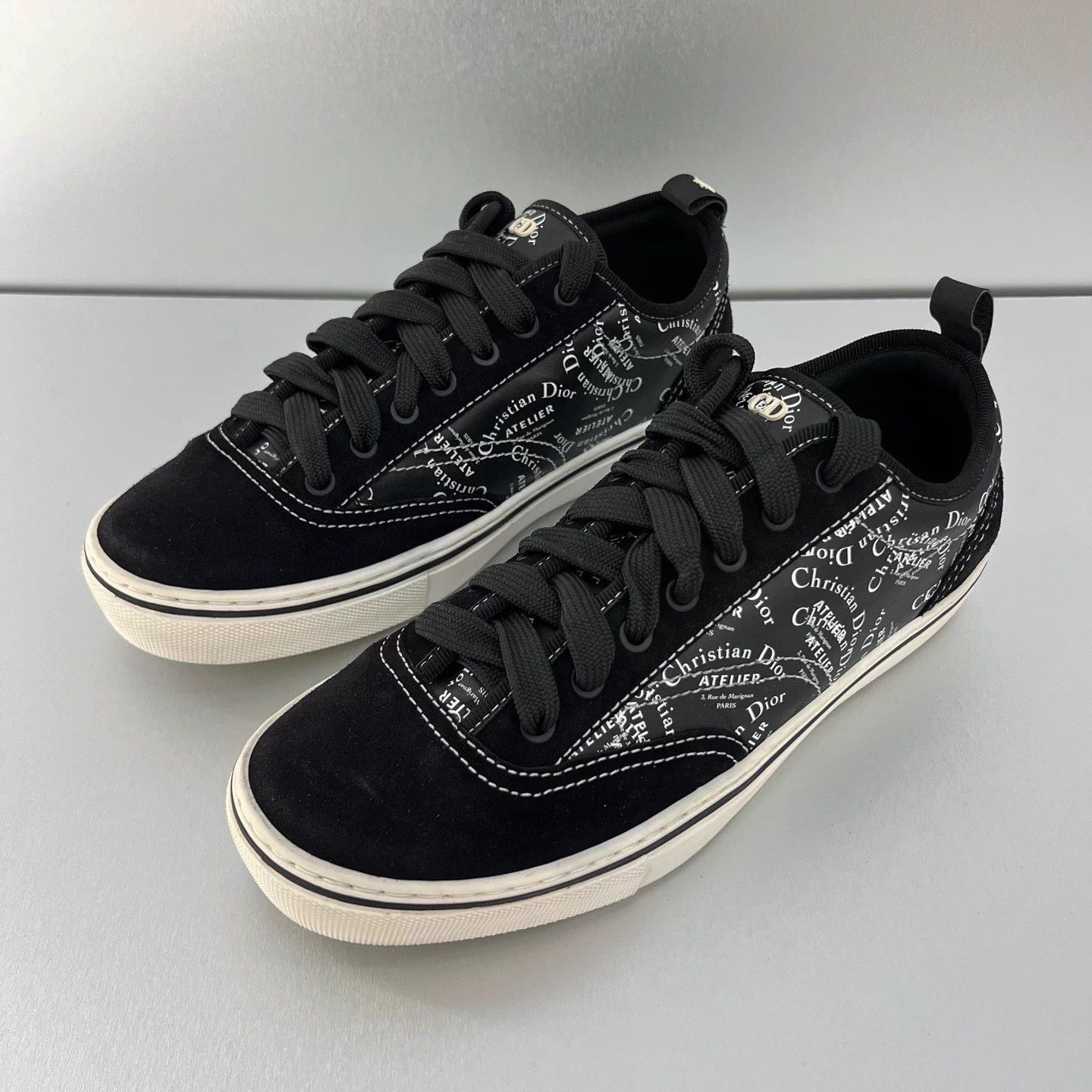 Dior Dior Black Dior Logo Sneakers 42 Worn Once D2892 Size US 9 / EU 42 - 1 Thumbnail