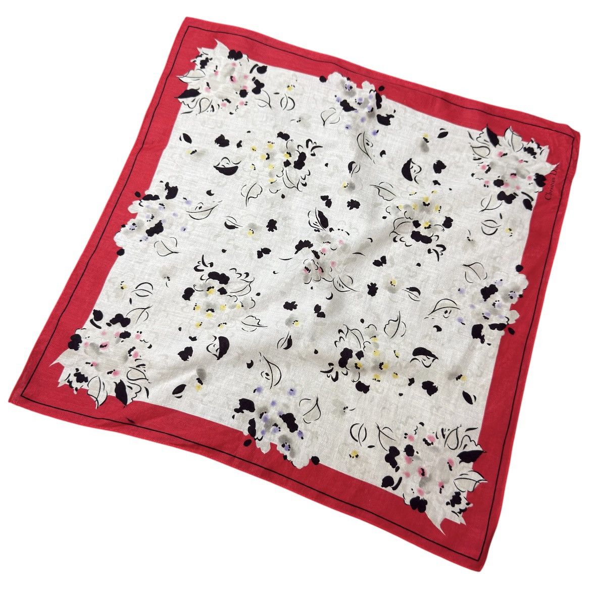 Christian Dior Monsieur 🔥 Handkerchief | Neckerchief | Bandana | Pocket-square | Size ONE SIZE - 3 Thumbnail