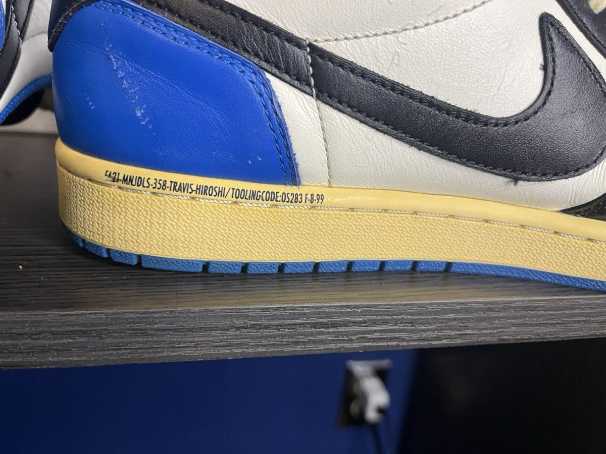 Fragment Design × Nike × Travis Scott Jordan 1 Retro Low OG SP Fragment x Travis Scott Size US 11 / EU 44 - 6 Thumbnail