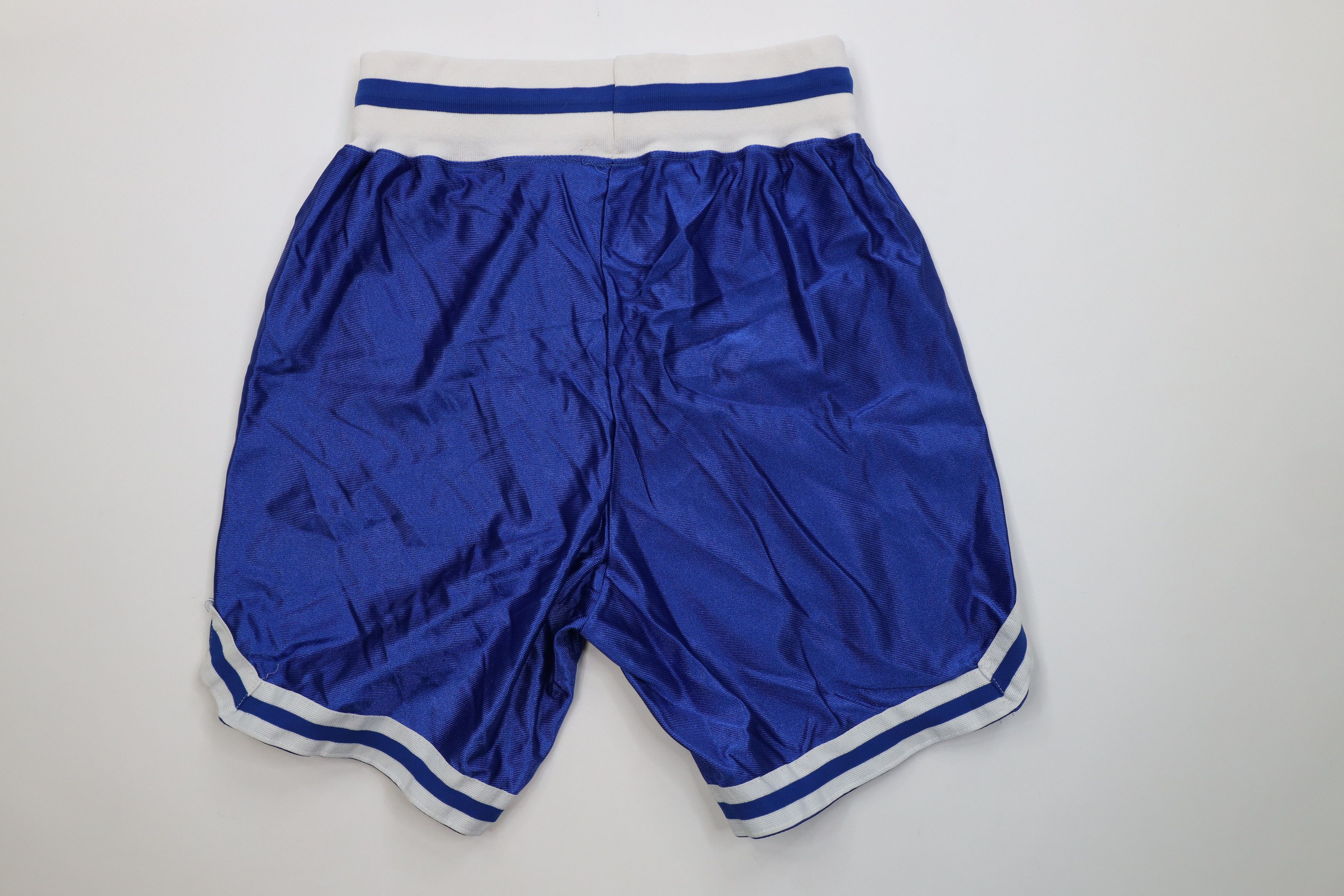 Vintage Vintage 90s Silky Nylon Above Knee Basketball Shorts USA Size US 32 / EU 48 - 9 Thumbnail