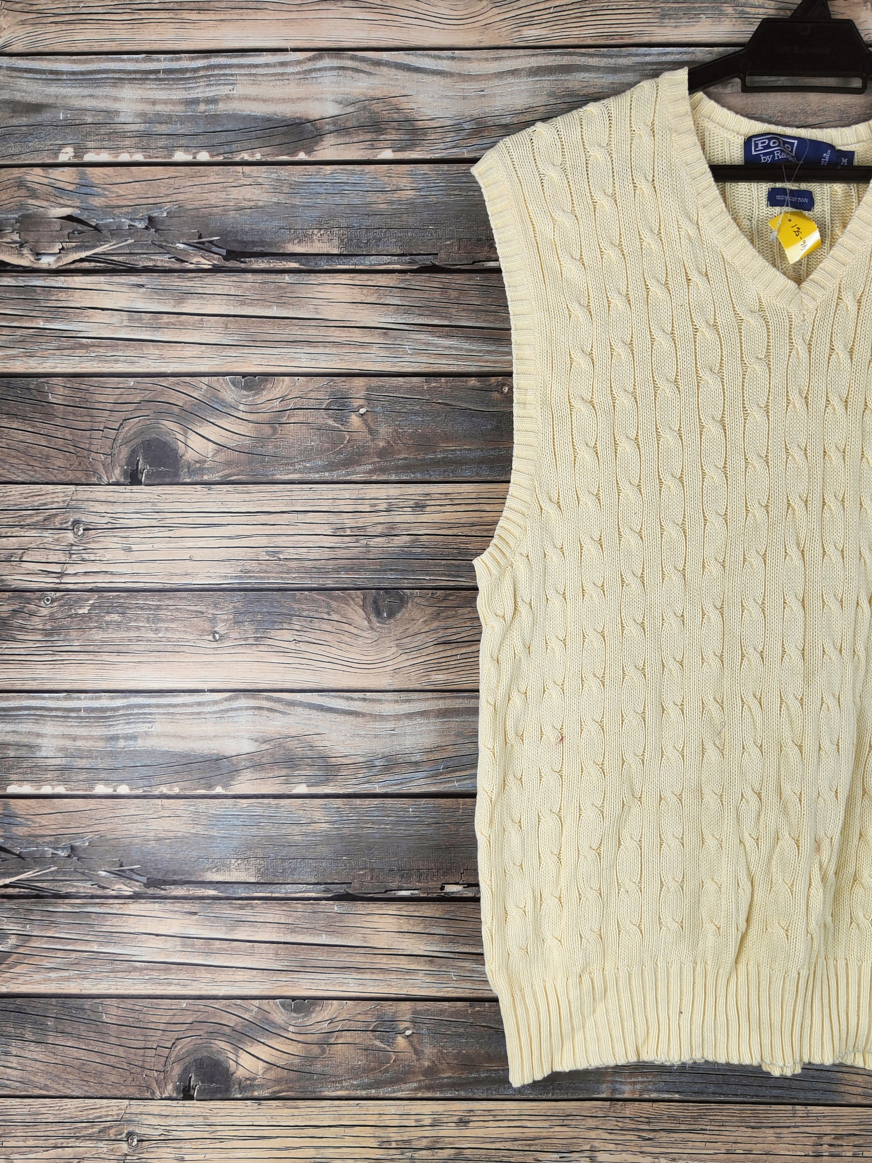 Polo Ralph Lauren DL Polo by Ralph Lauren Yellow Knitwear Vests #46-561 Size US M / EU 48-50 / 2 - 3 Thumbnail
