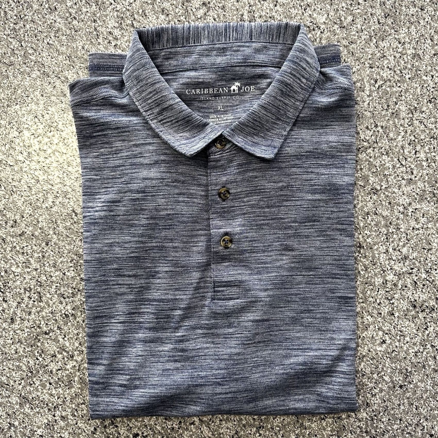 Vintage Caribbean Joe Polo Shirt Caribbean Joe Polo Mens XL Blue Casual Short Sleeve Collared Knit Polyester Logo Golf Size US XL / EU 56 / 4 - 2 Thumbnail