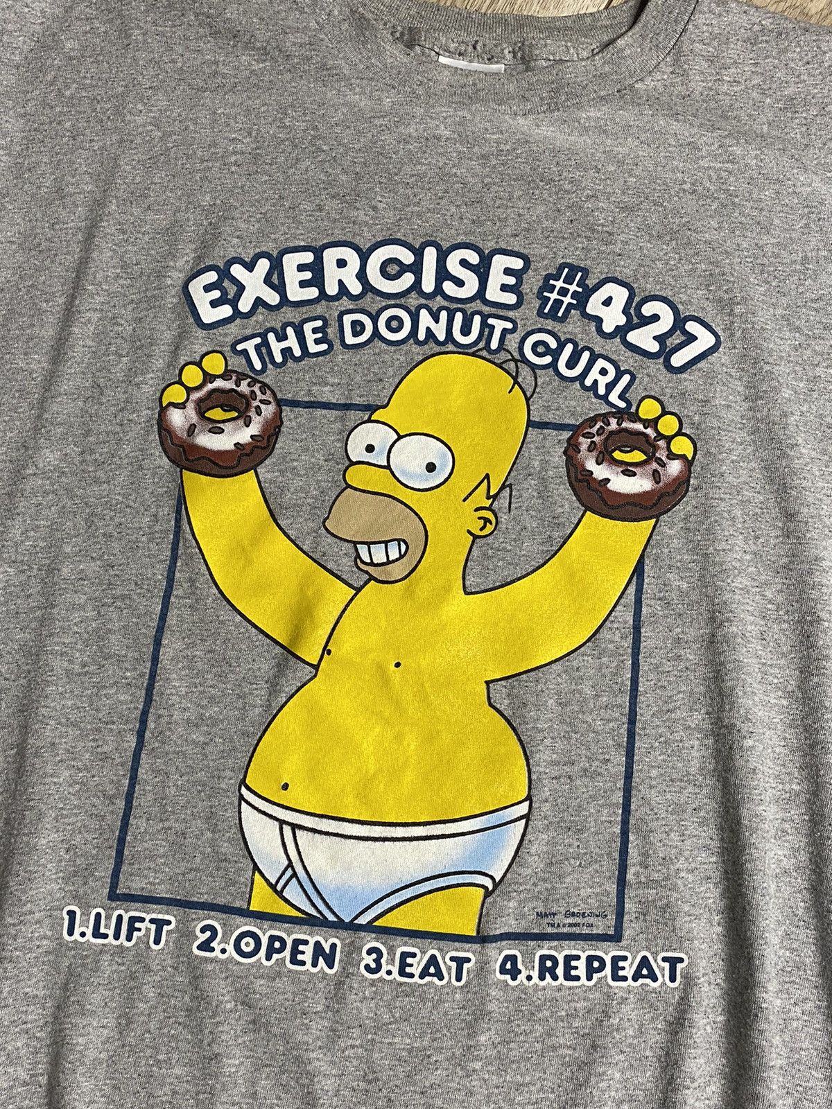 The Simpsons Vintage Homer Simpsons 2002 Tee Y2K Style Size US XL / EU 56 / 4 - 3 Thumbnail