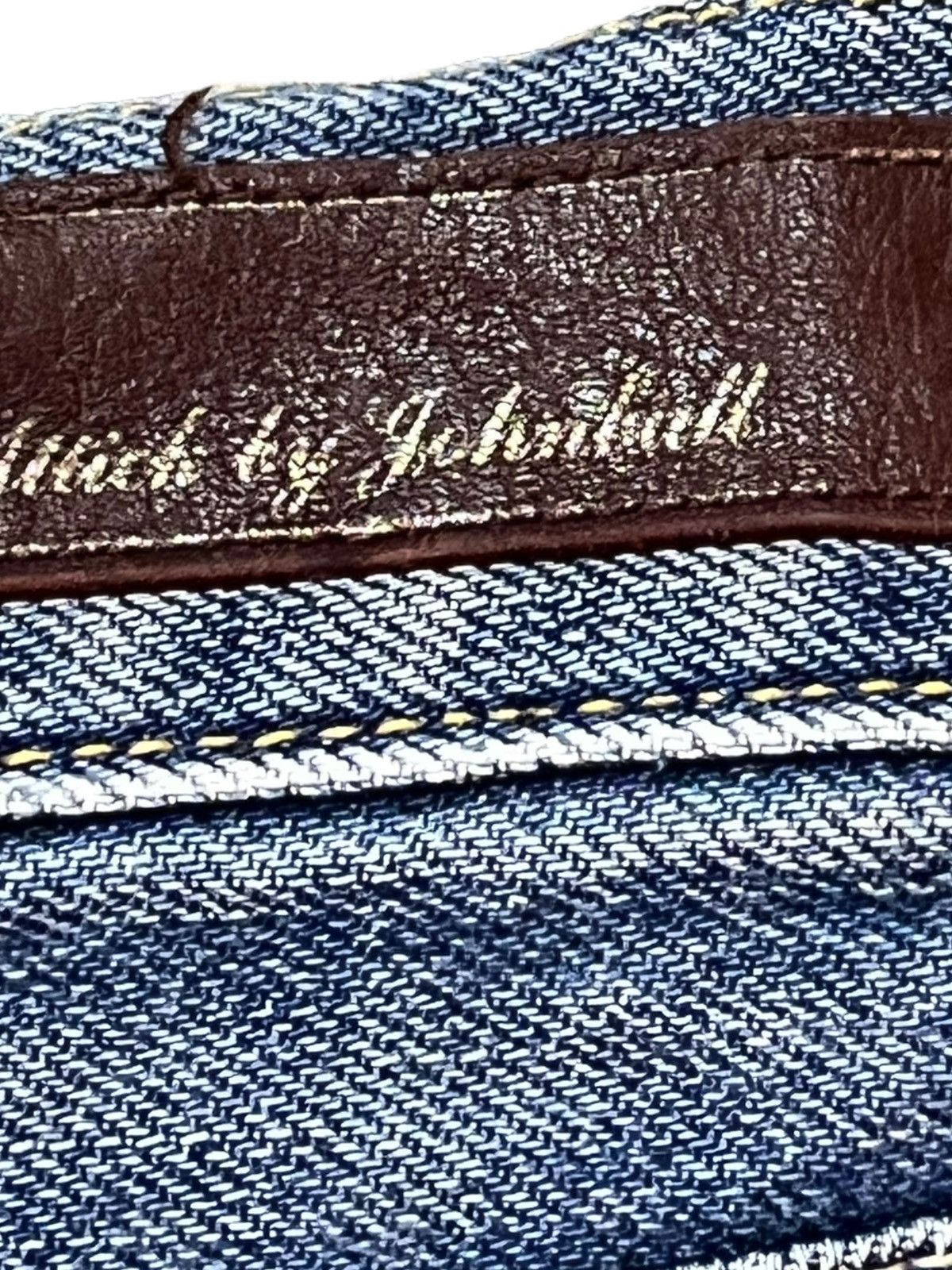 Johnbull Vintage Attick By JohnBull Baggy Wide Leg Selvedge Denim Size US 32 / EU 48 - 8 Thumbnail