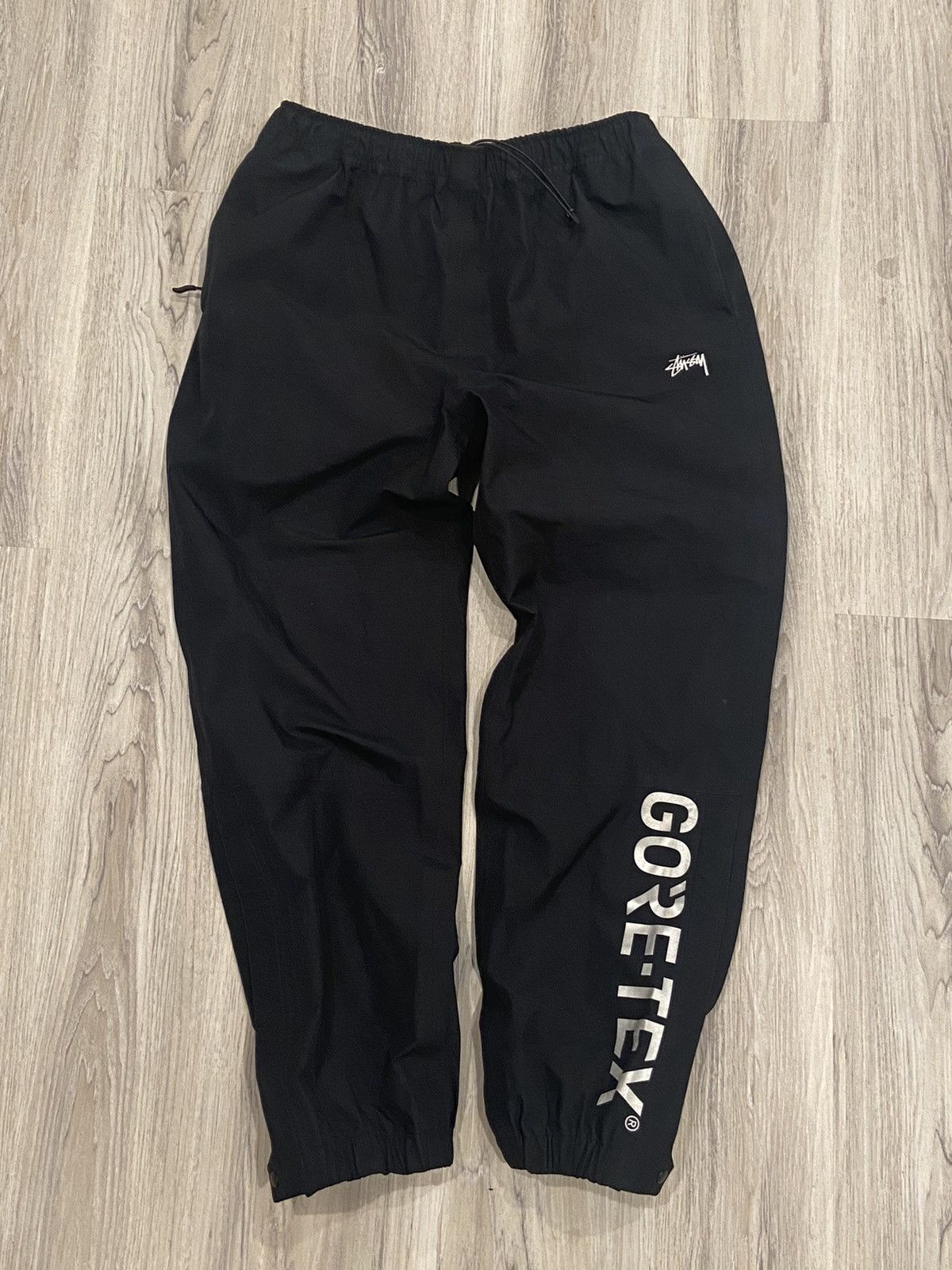 image of Goretex x Stussy Gore-Tex Taped Seam Shell Pants 2016 in Black, Men's (Size 34)